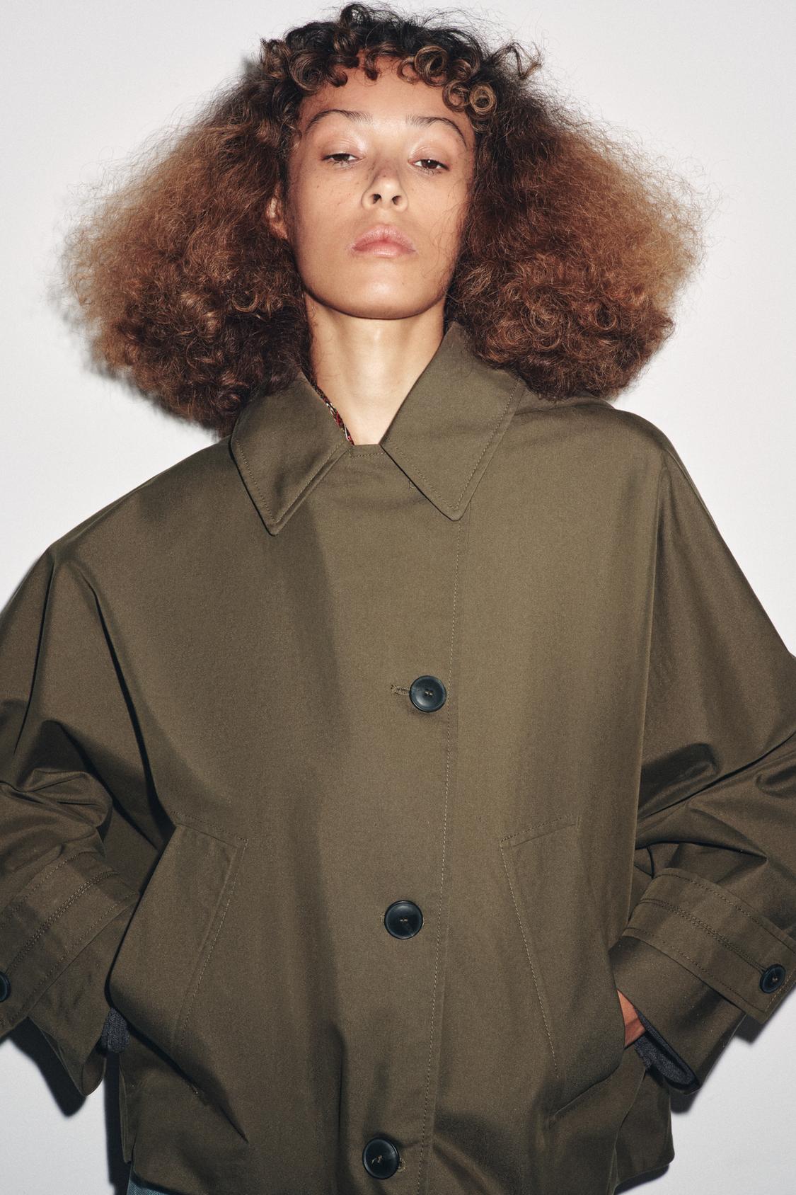 Amélie Hooded Trench Coat