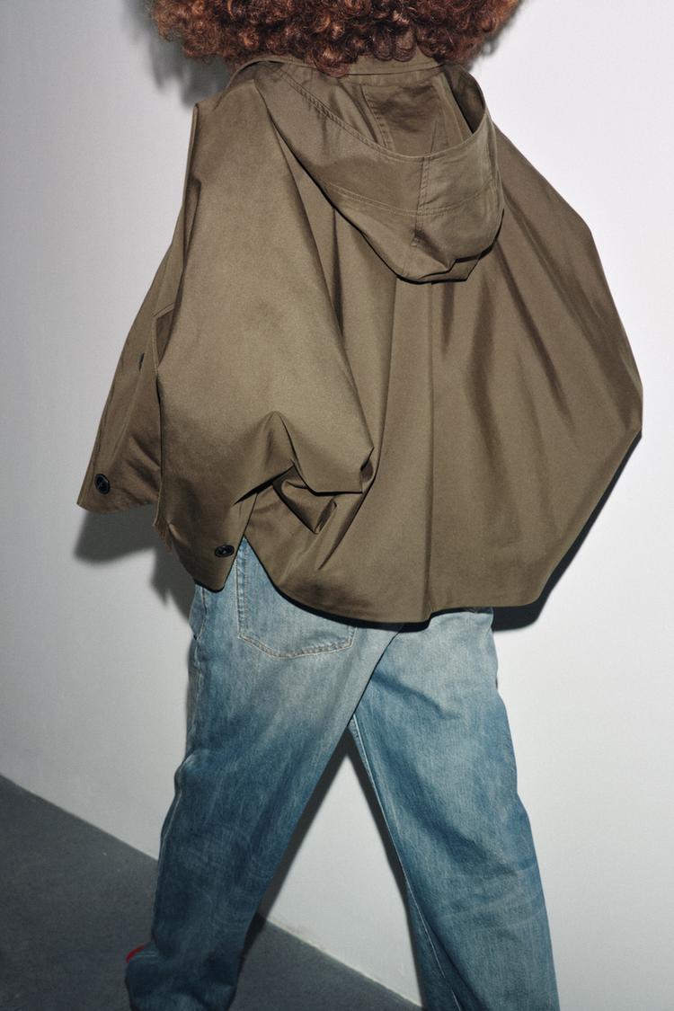 Amélie Hooded Trench Coat