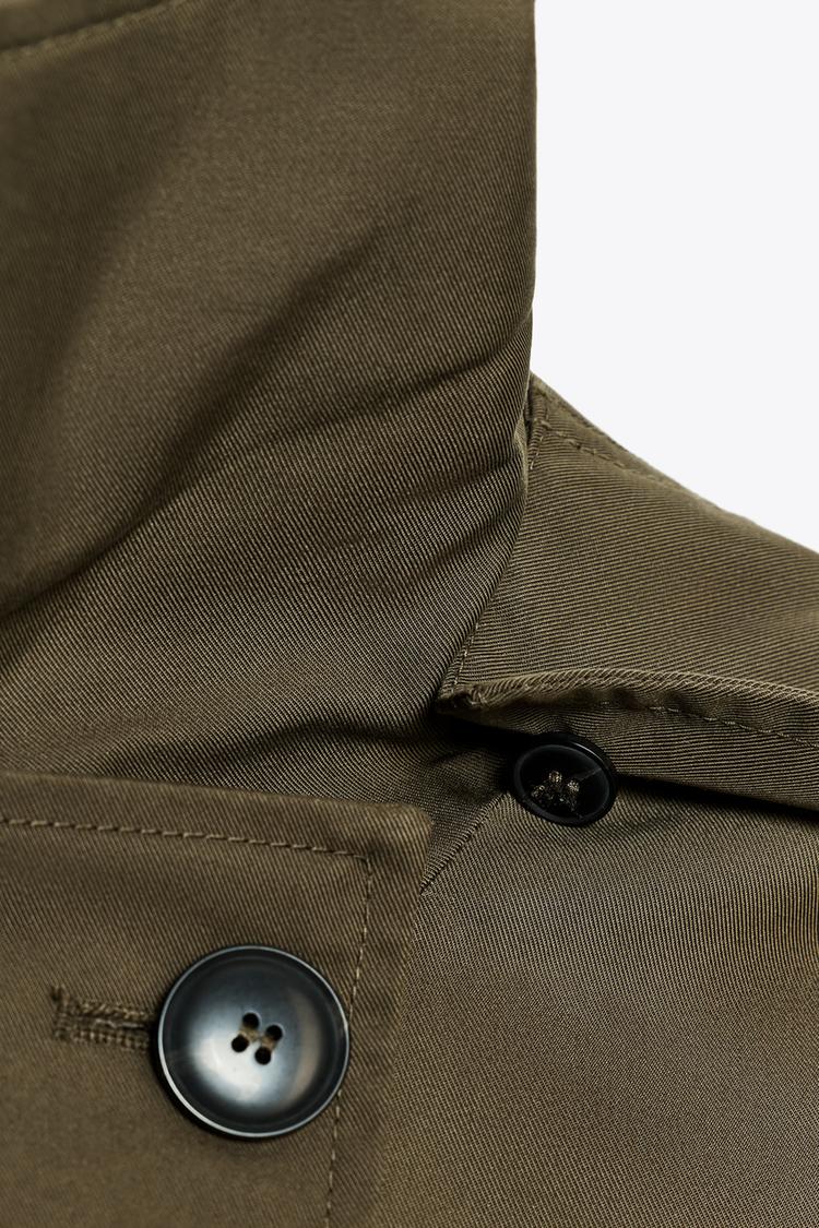 Amélie Hooded Trench Coat