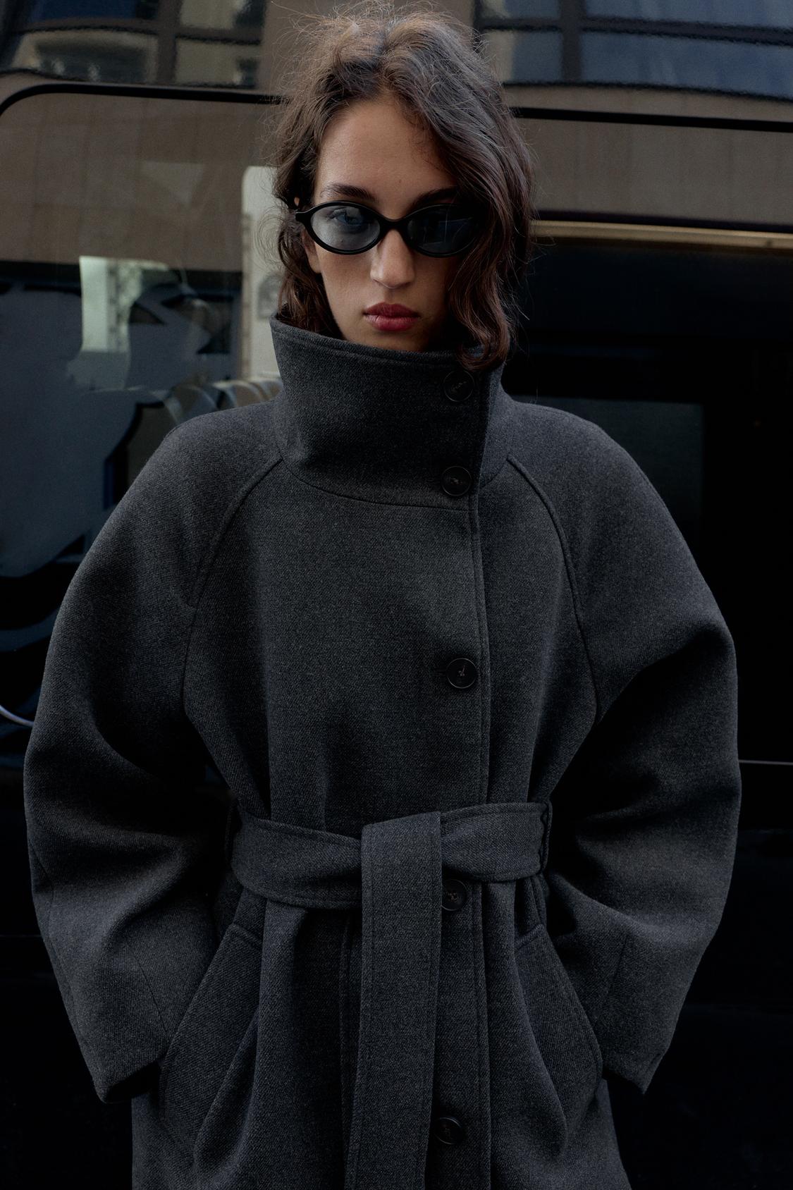 Adriana Wool Belt Coat