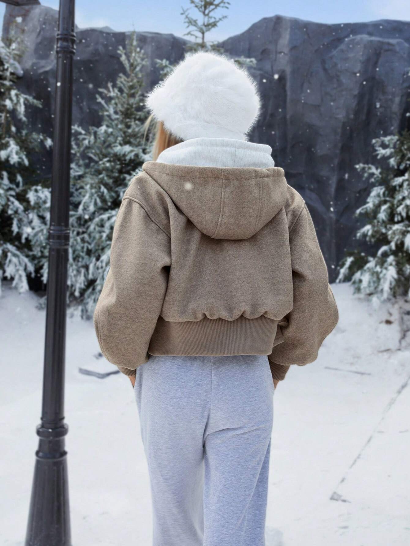 Hooded Vest jacket - Edel Essential