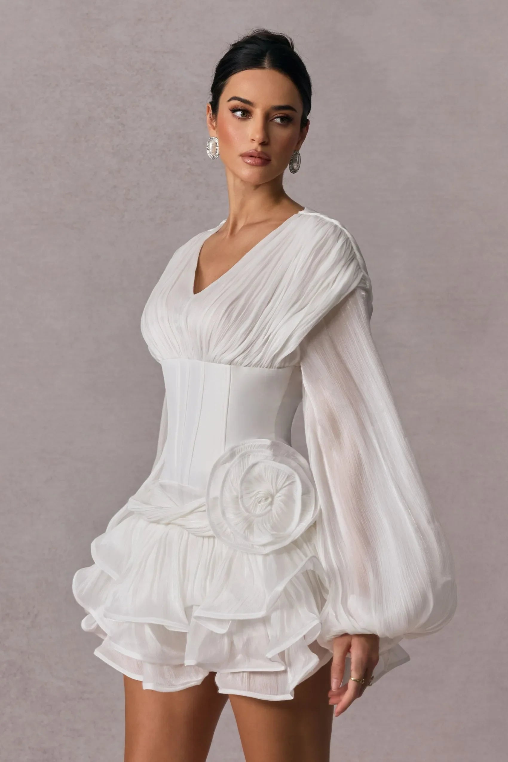 Statement ruffle mini dress - Edel Essential
