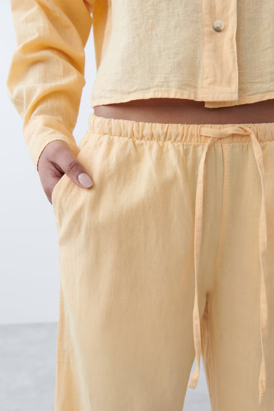Linen blend trousers - Edel Essential