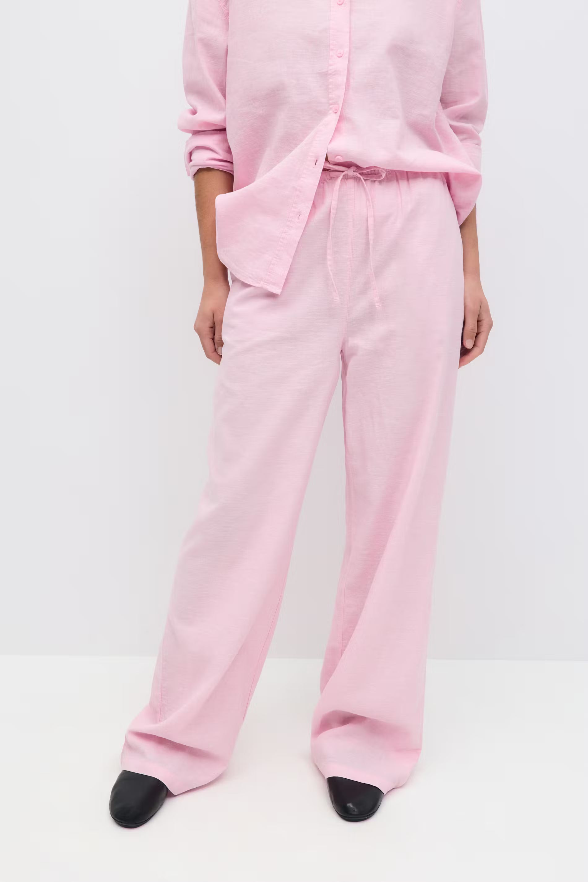 Linen blend trousers - Edel Essential