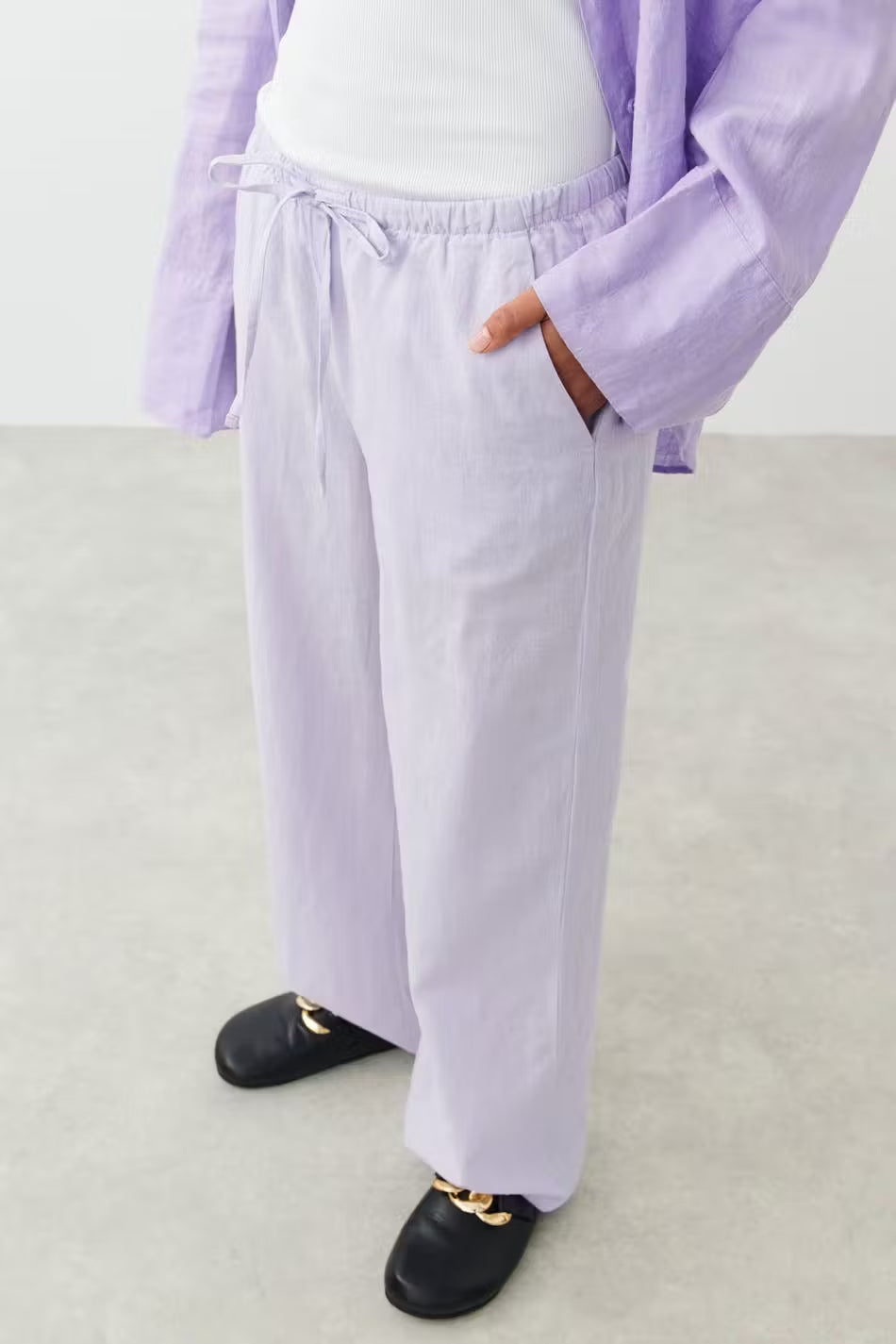 Linen blend trousers - Edel Essential