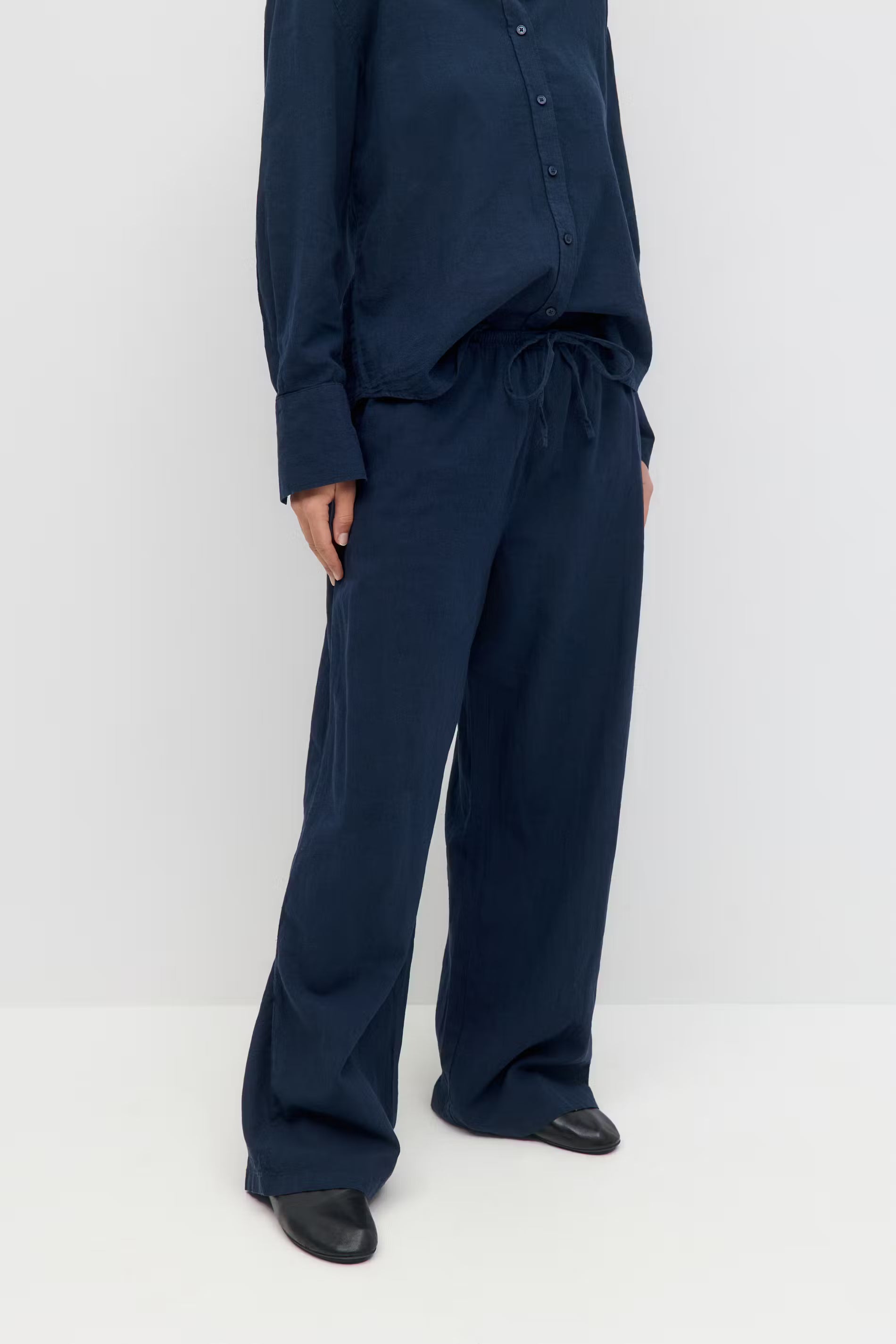 Linen blend trousers - Edel Essential