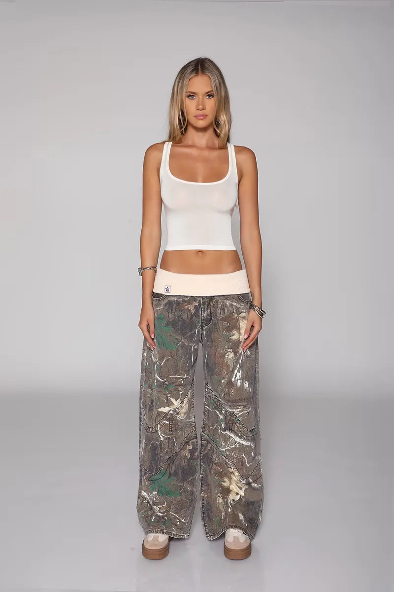 Low Rise Waistband jeans - Edel Essential