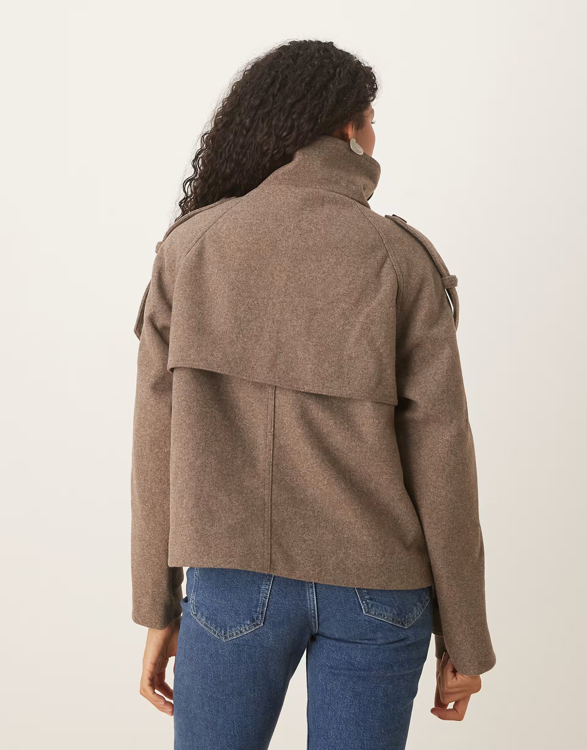 Camille Cropped Trenchcoat