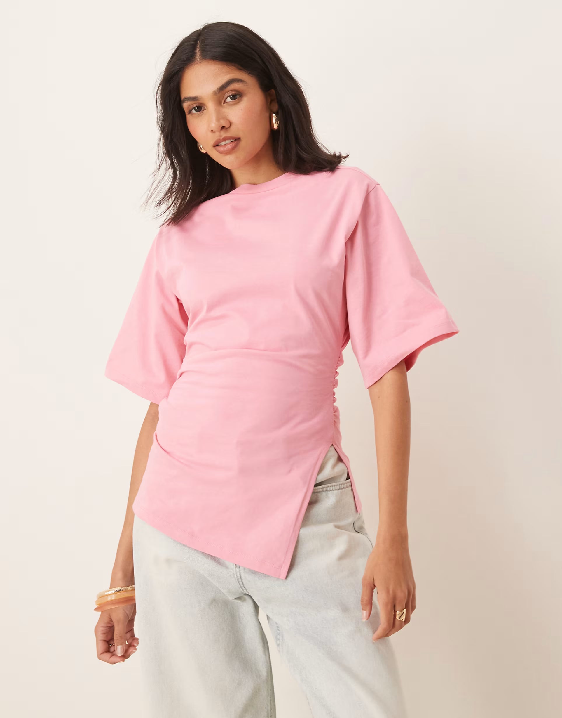 Cinched side t-shirt - Edel Essential