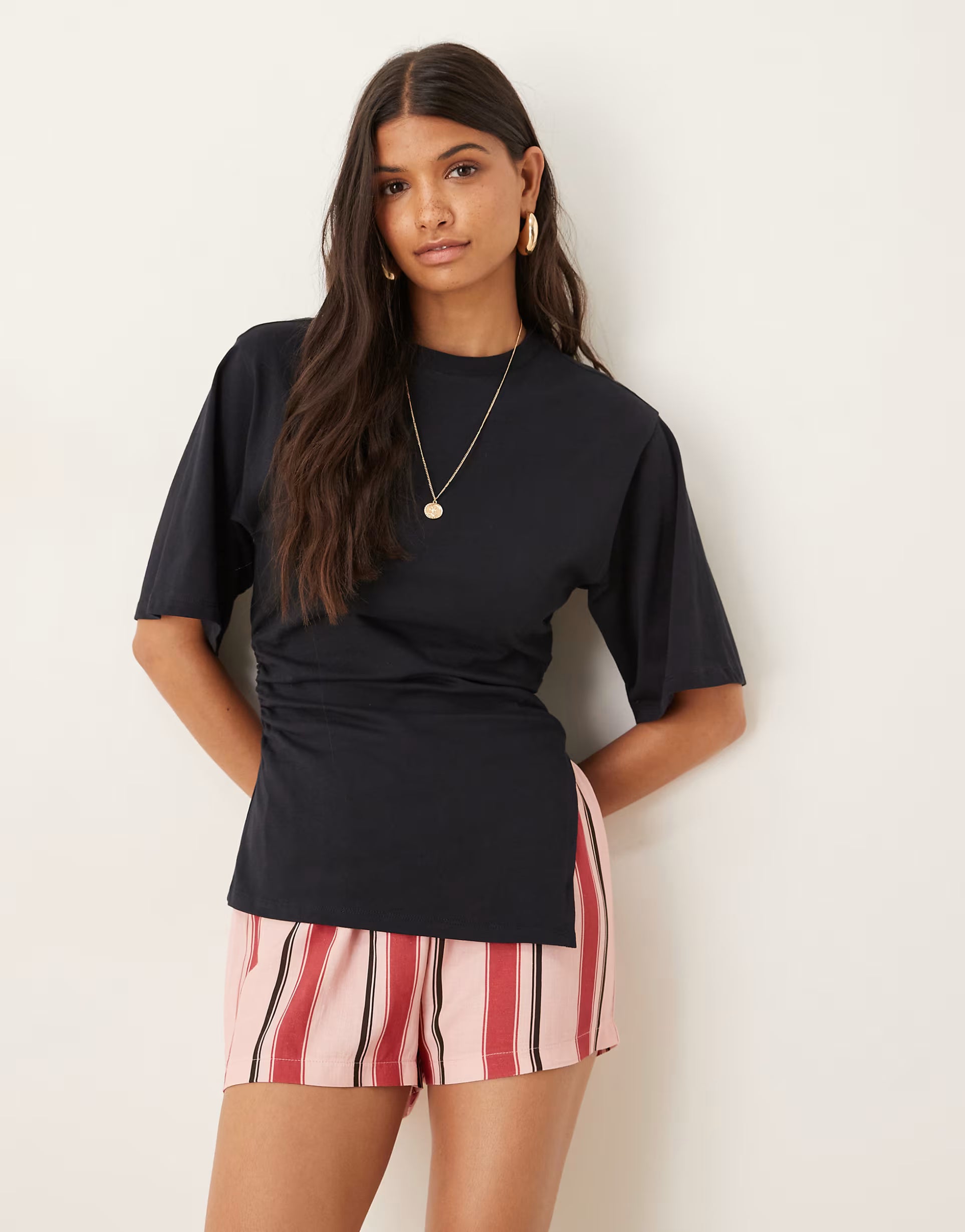 Cinched side t-shirt - Edel Essential