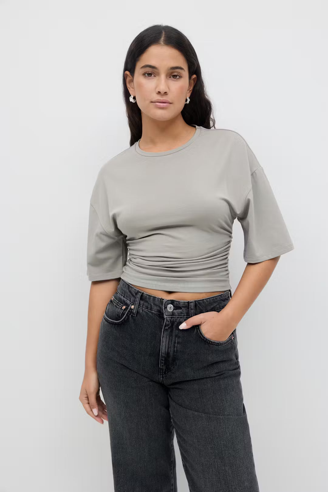 Soft touch ruched tee - Edel Essential