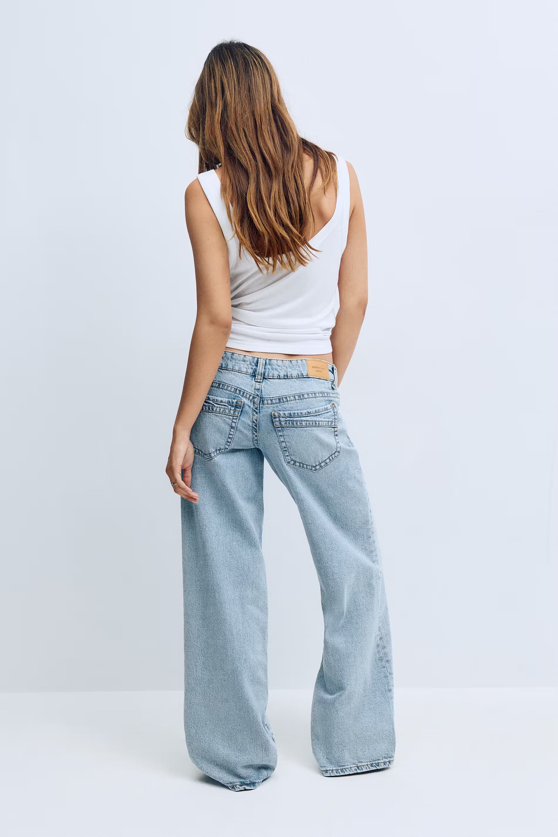 Ultra low wide jeans - Edel Essential
