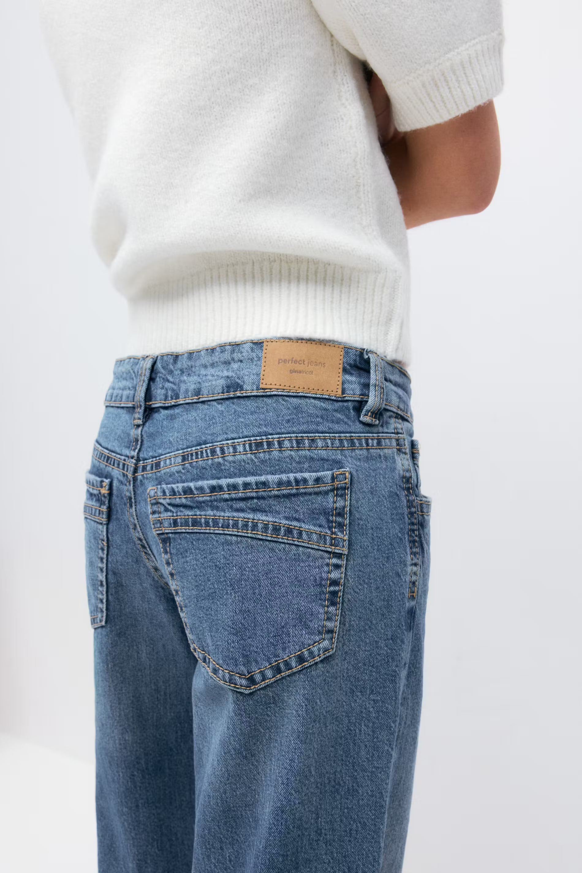 Ultra low wide jeans - Edel Essential
