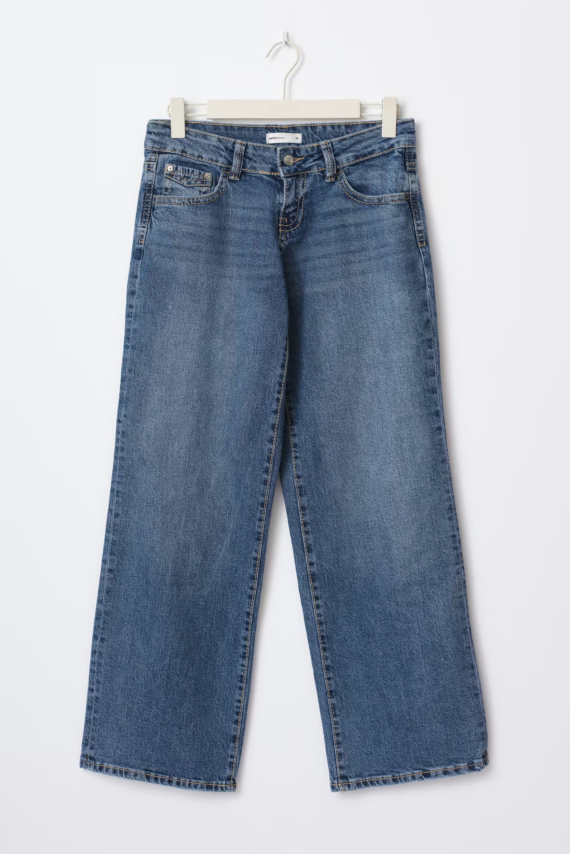 Ultra low wide jeans - Edel Essential