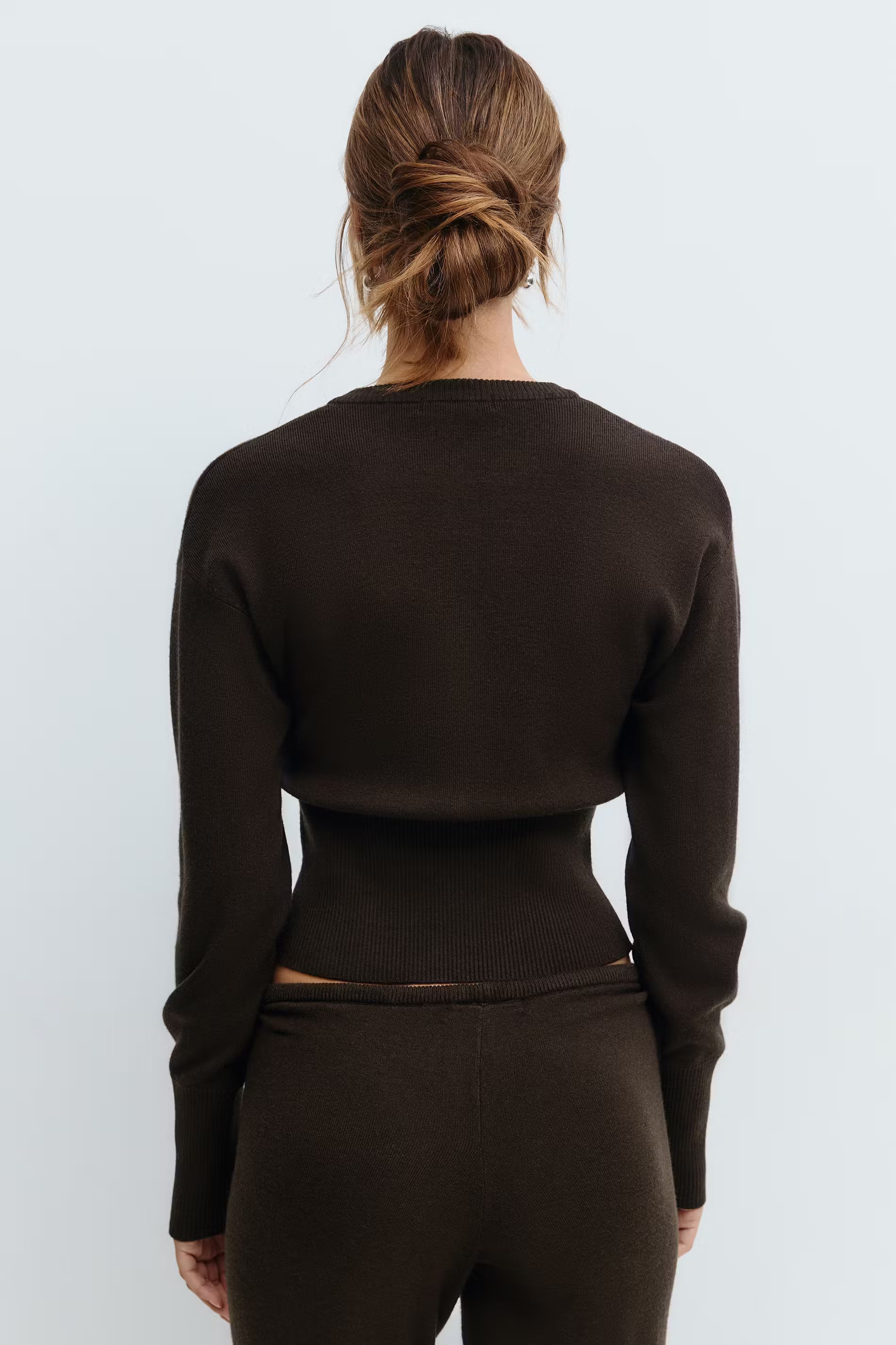Ribbed Knit Set Fitted - Edel Essential