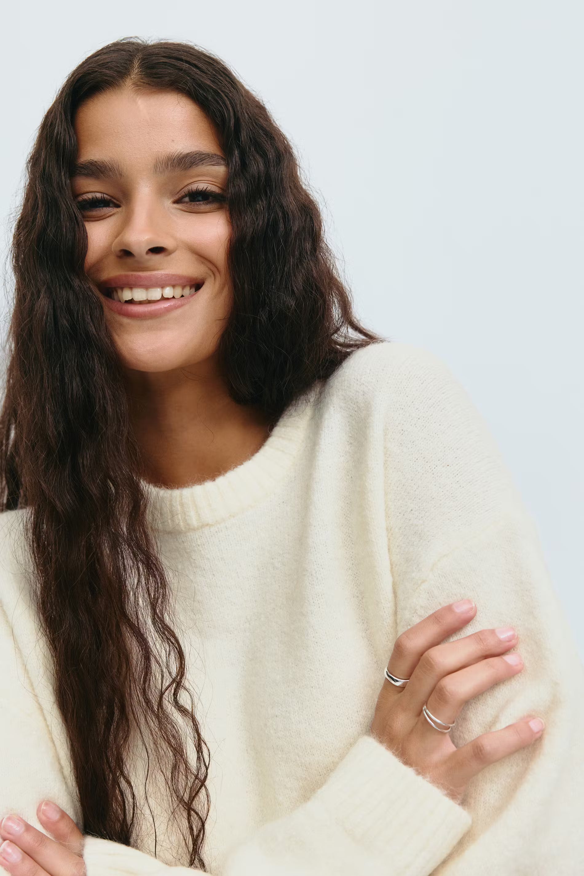 Crew neck knitted sweater - Edel Essential