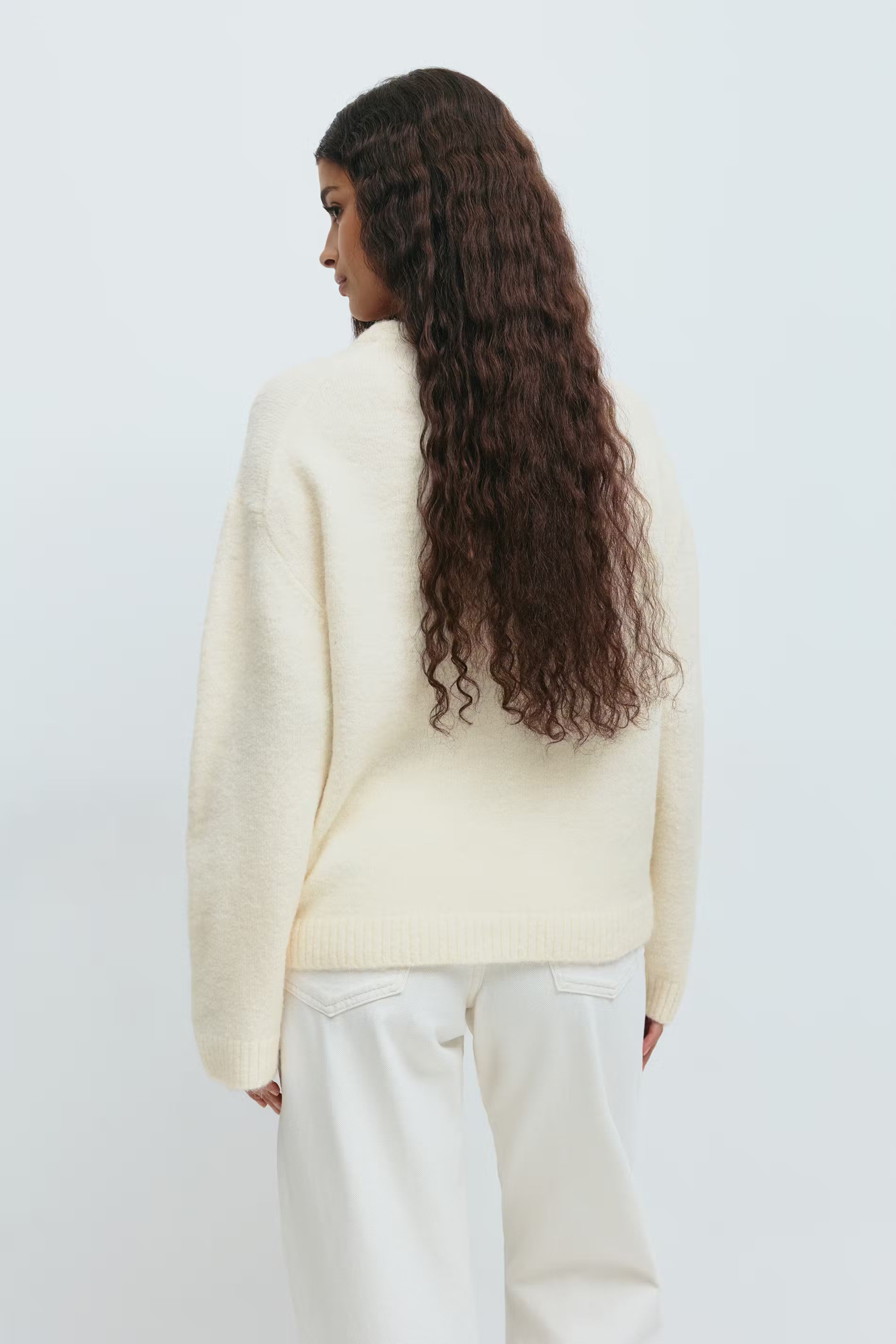 Crew neck knitted sweater - Edel Essential
