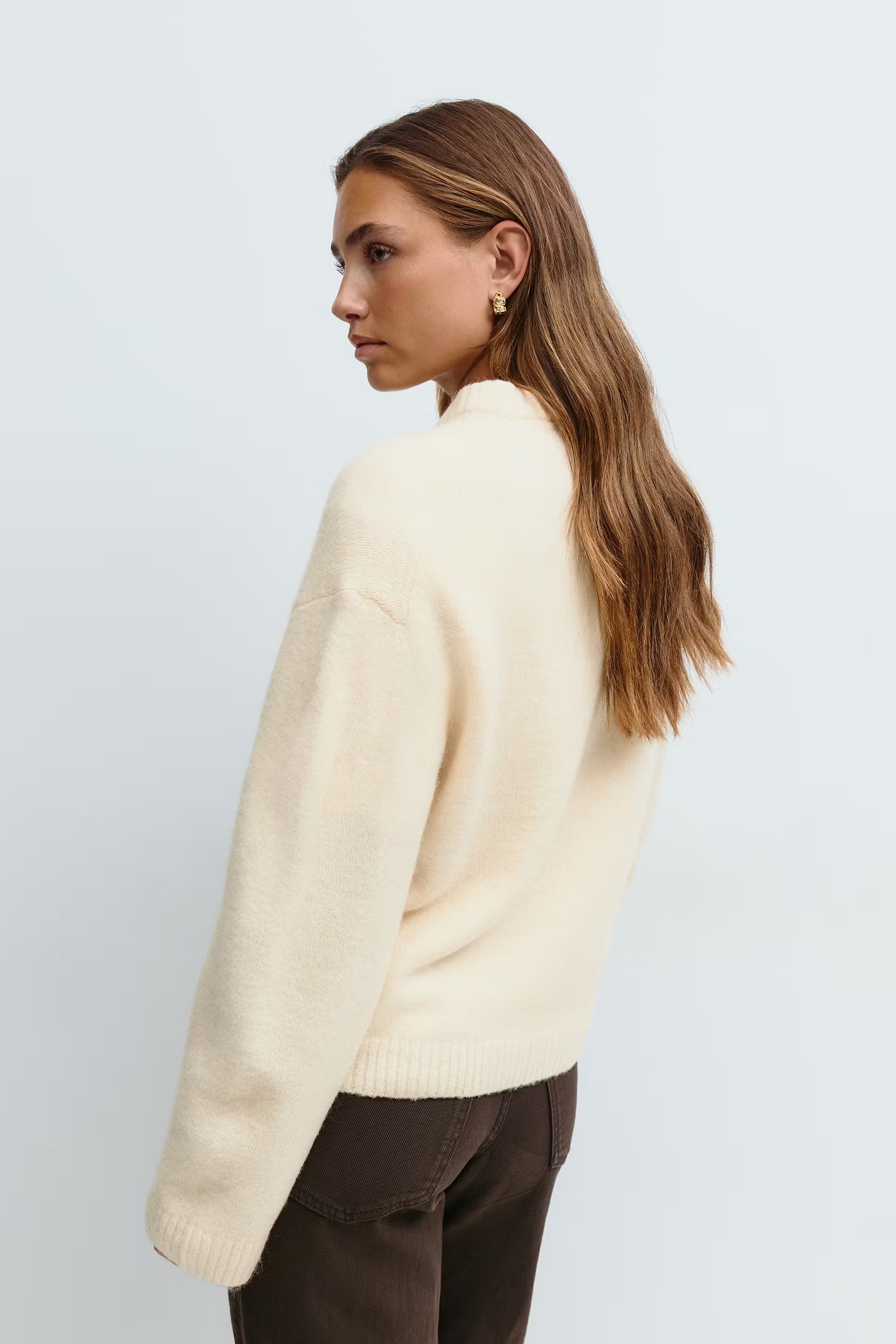 Crew neck knitted sweater - Edel Essential