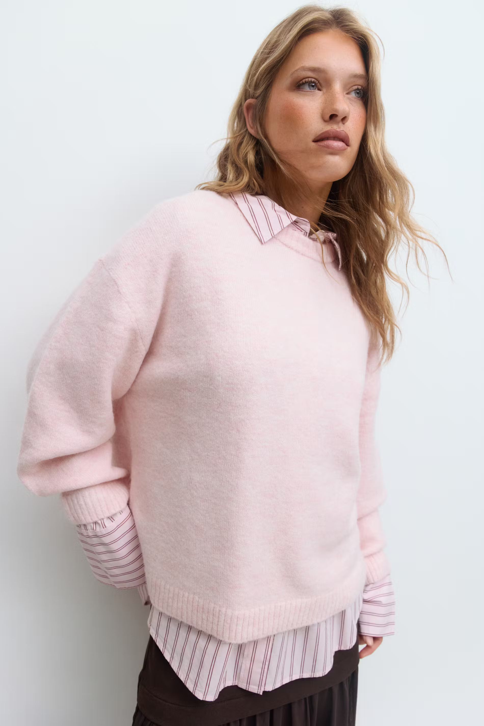 Crew neck knitted sweater - Edel Essential