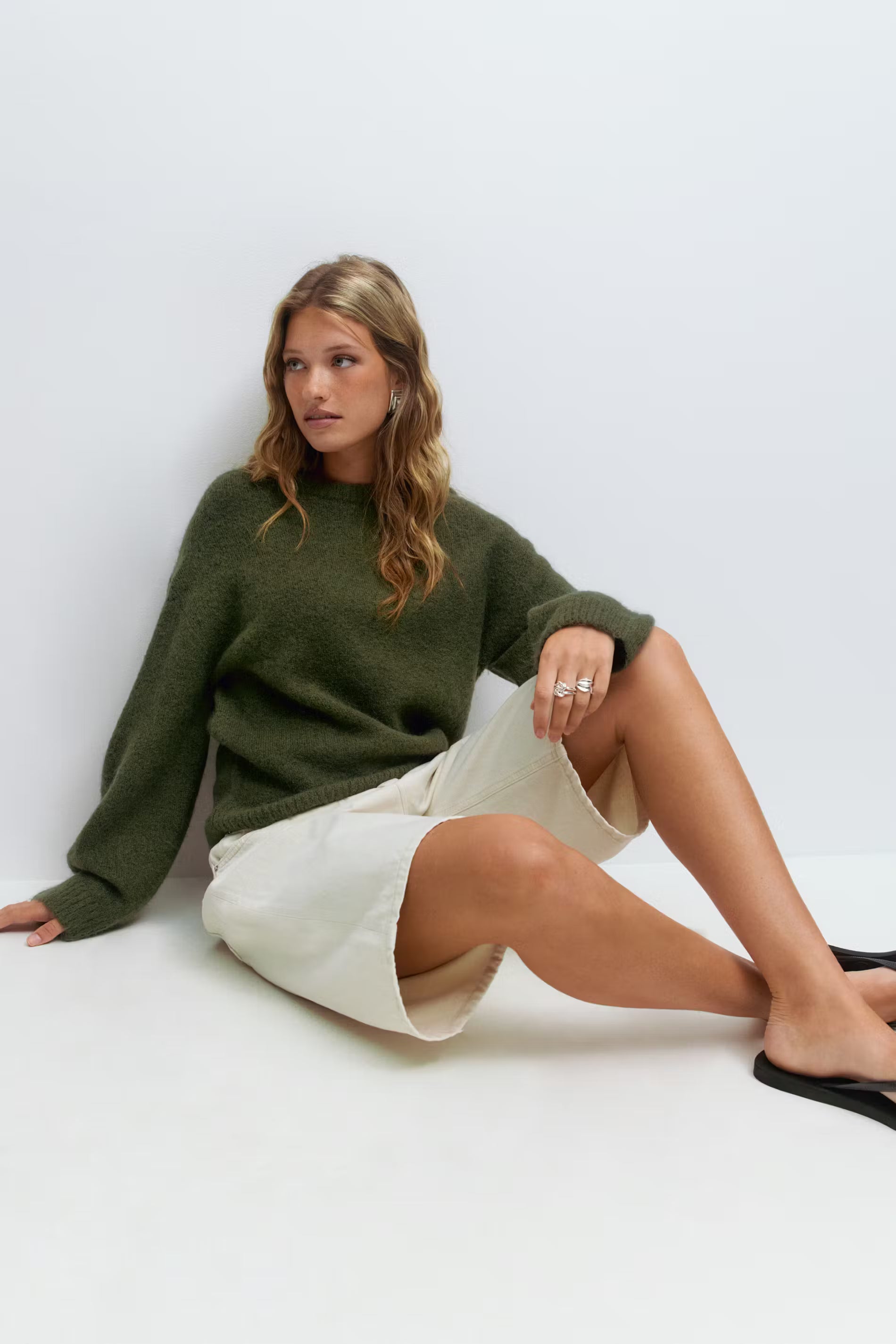 Crew neck knitted sweater - Edel Essential