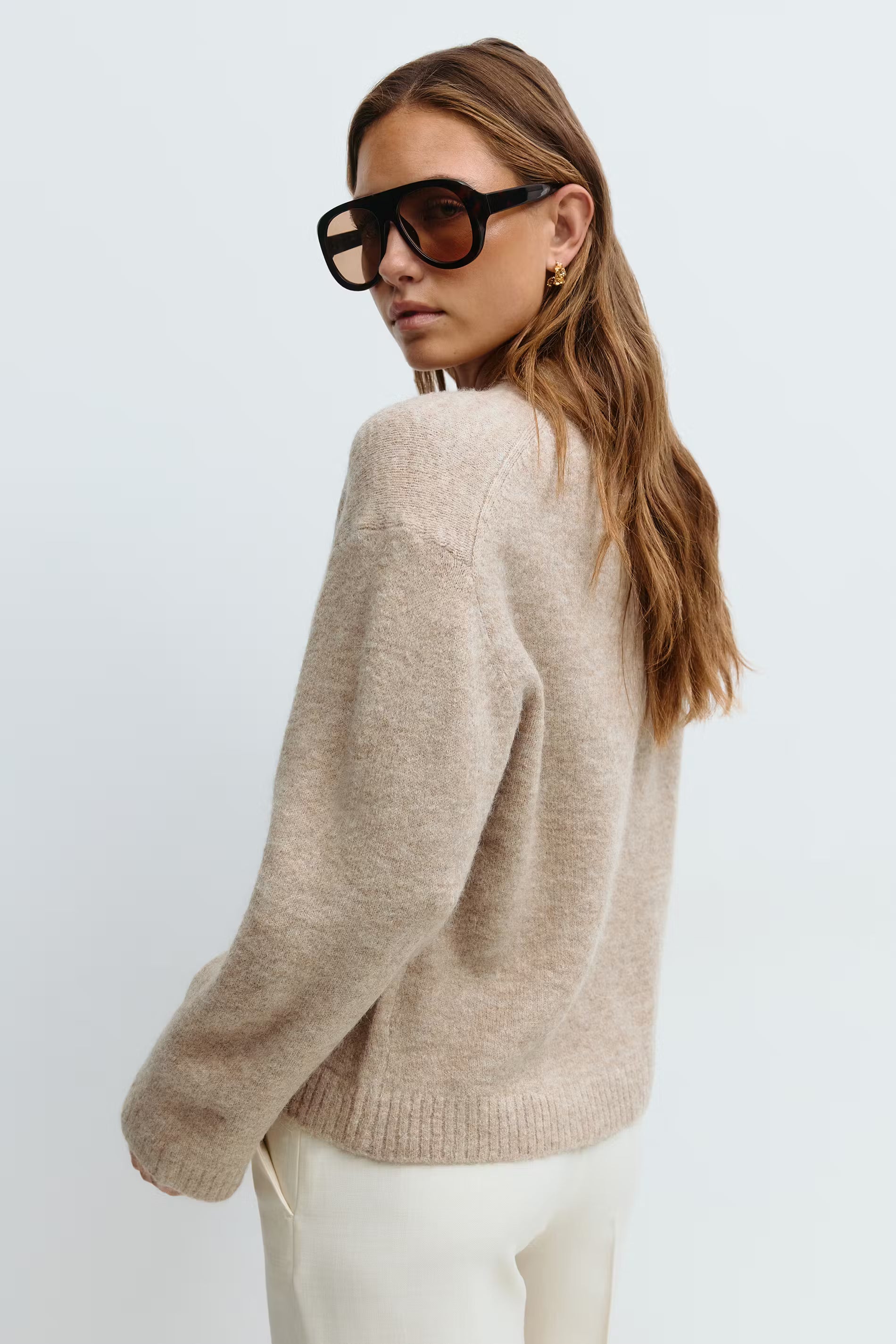 Crew neck knitted sweater - Edel Essential