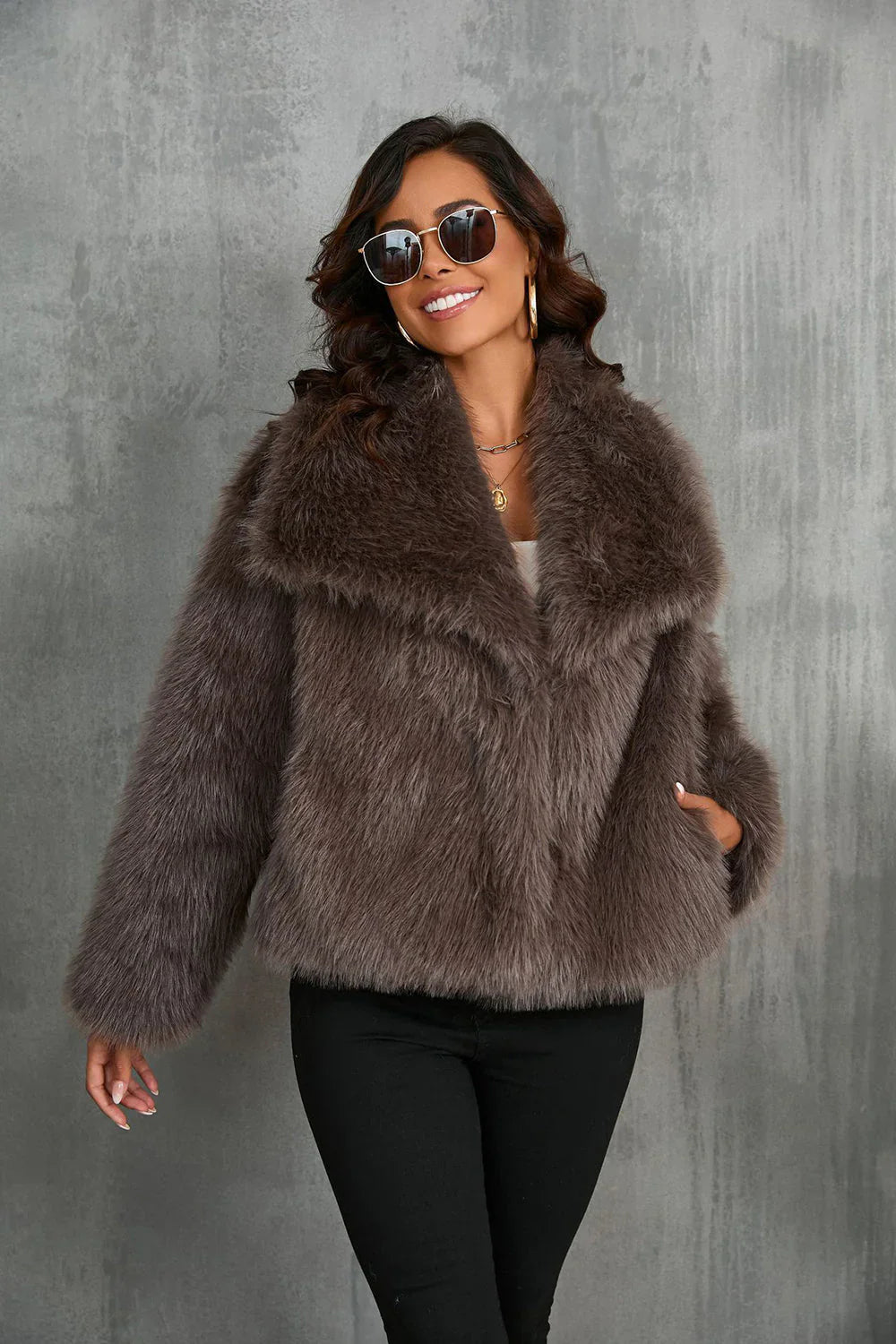 Jessica Cozy Fur Coat