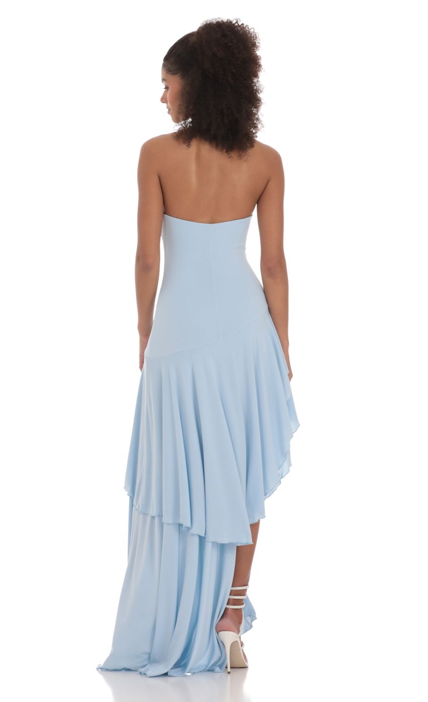 Strapless Ruffle Maxi Dress - Edel Essential