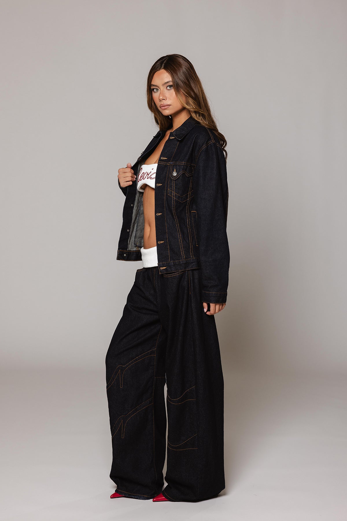 Low Rise Waistband jeans - Edel Essential
