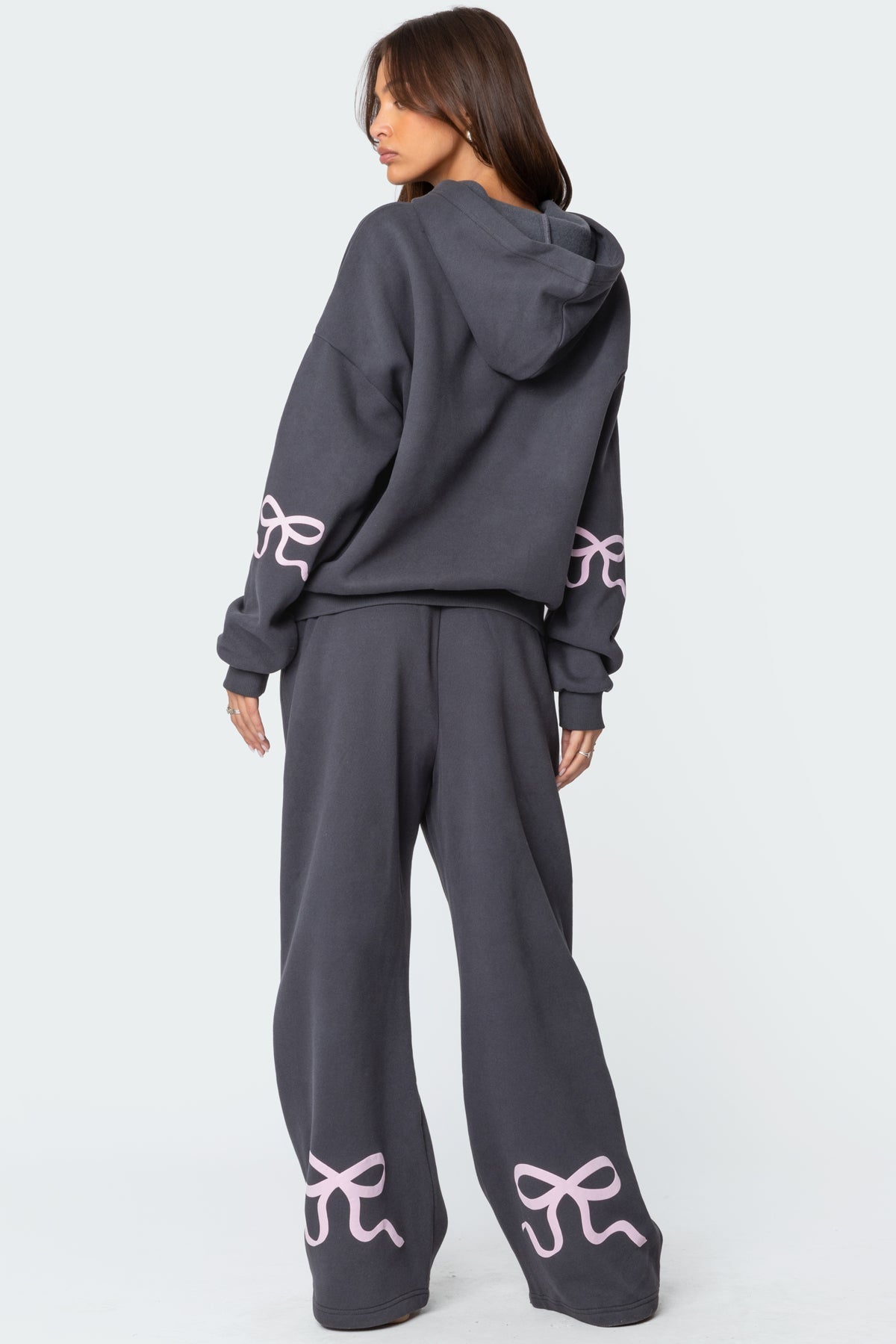 Bow Detail Hoodie + FREE Sweatpants - Edel Essential
