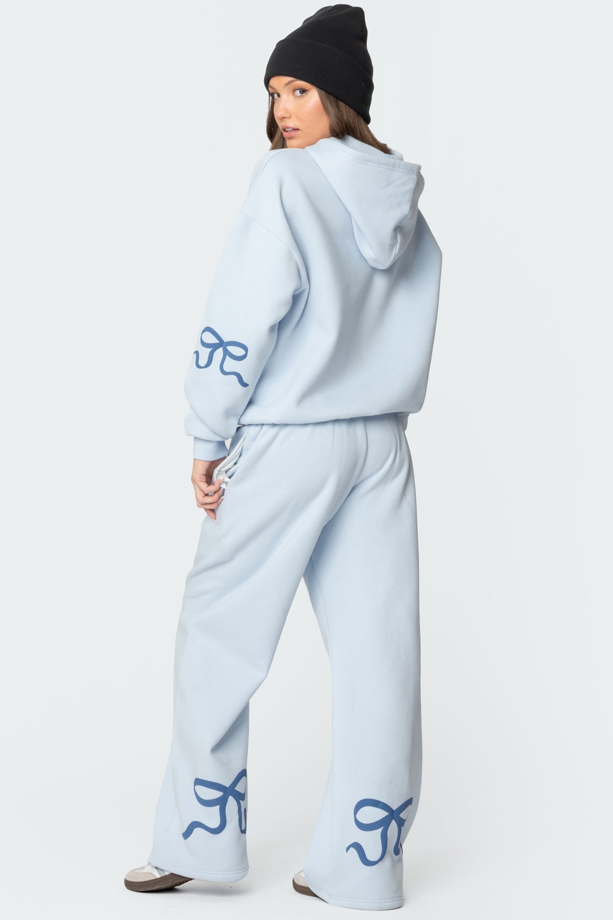 Bow Detail Hoodie + FREE Sweatpants - Edel Essential