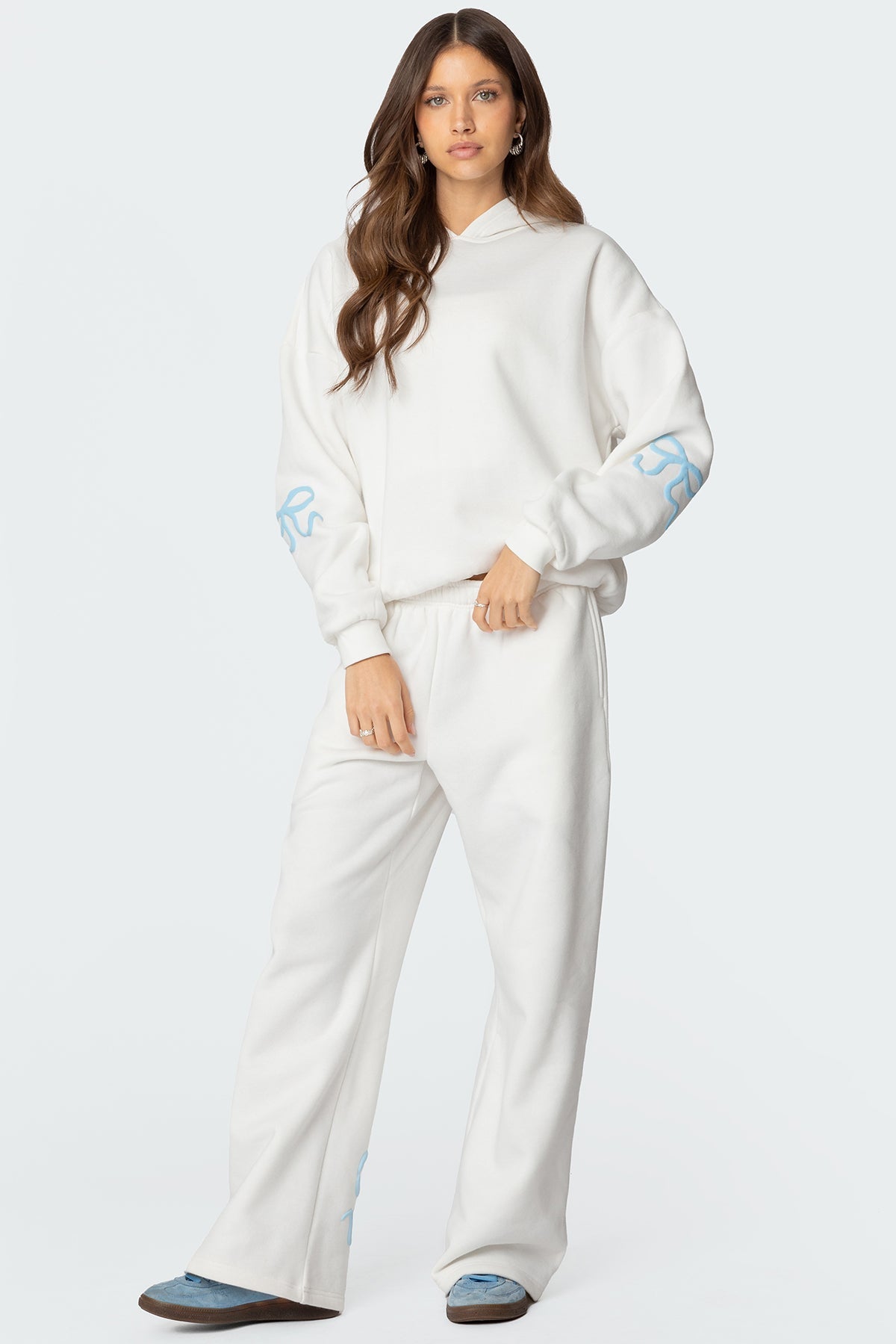 Bow Detail Hoodie + FREE Sweatpants - Edel Essential