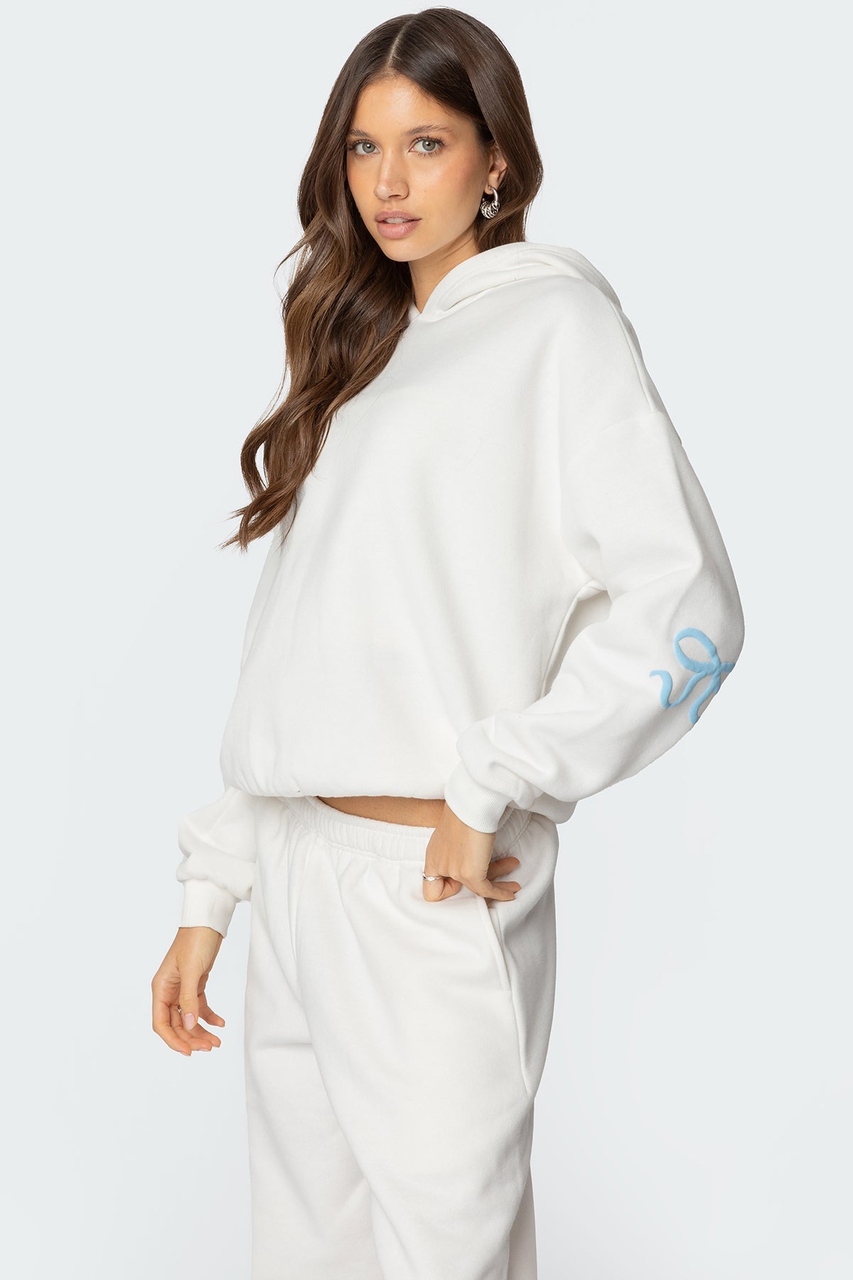 Bow Detail Hoodie + FREE Sweatpants - Edel Essential