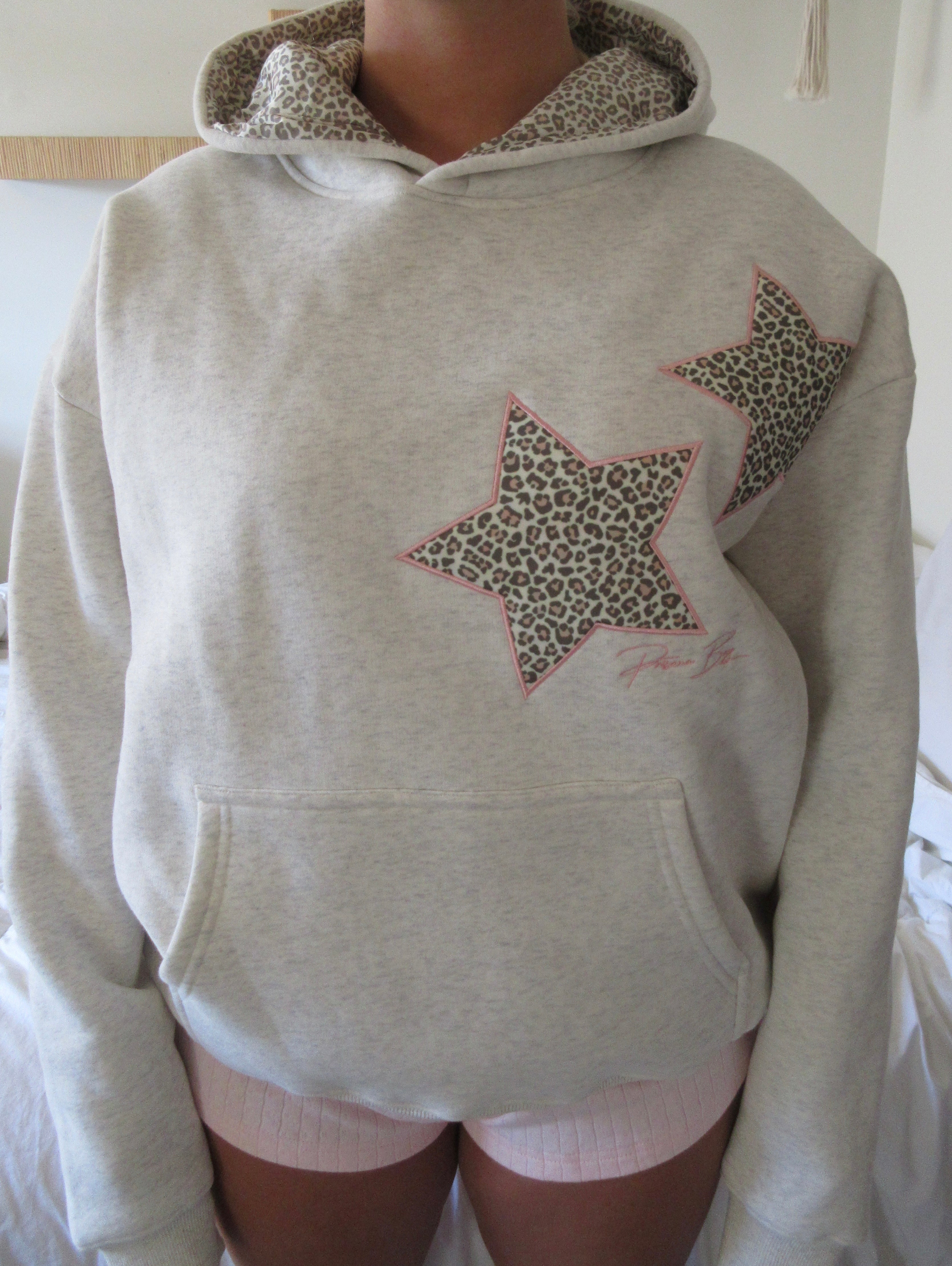 Leopard Stars hoodie - Edel Essential