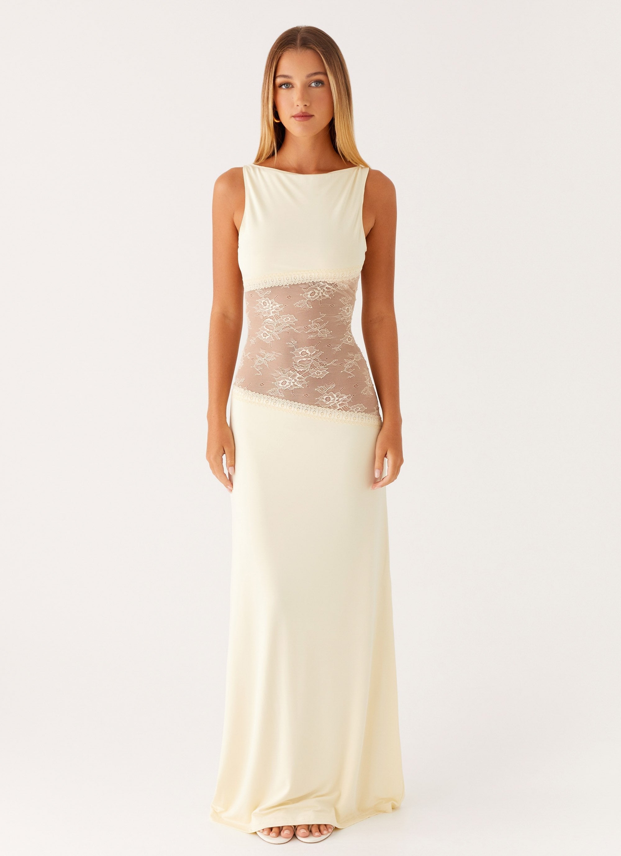 Lace waist maxi dress - Edel Essential