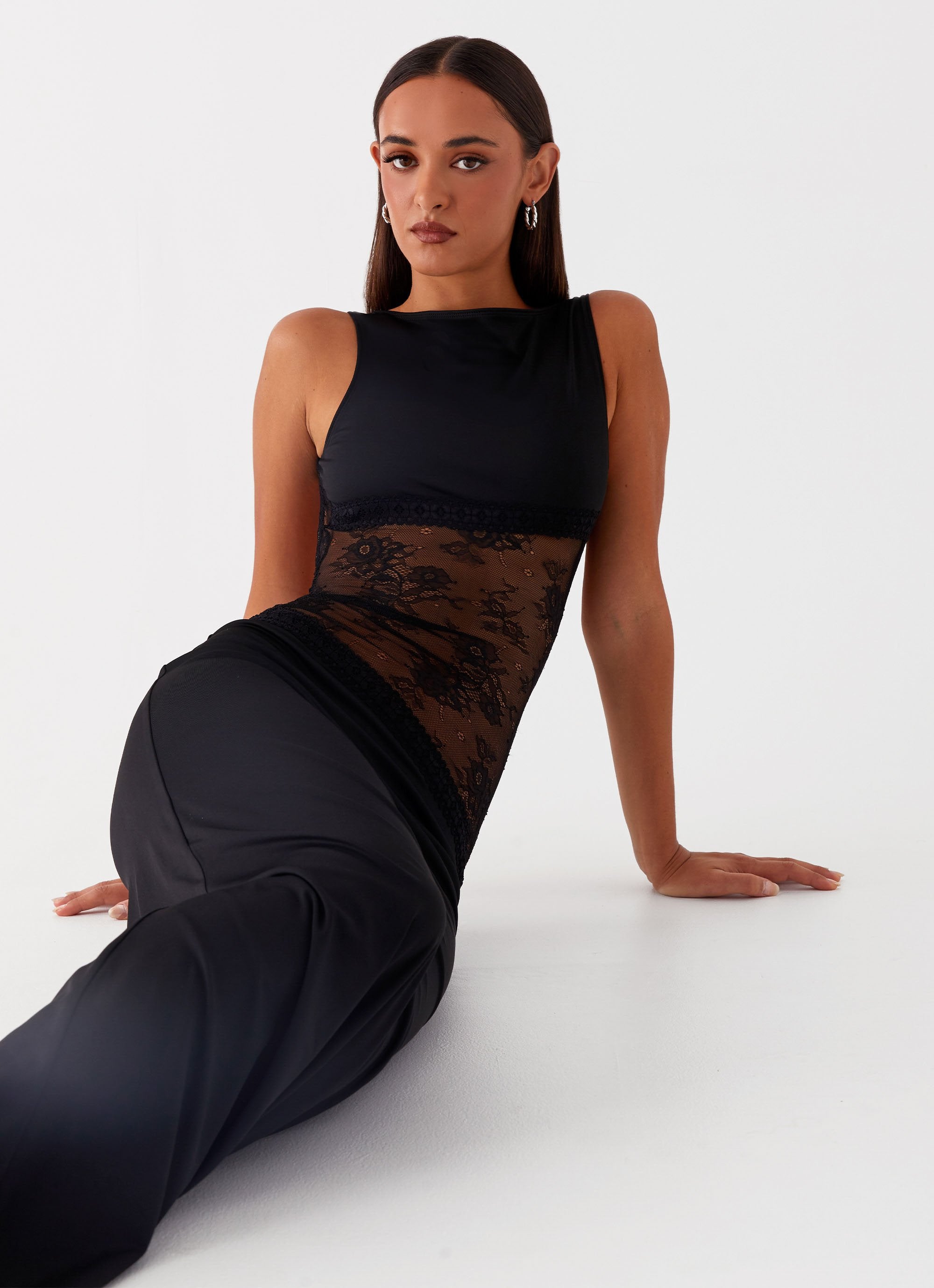 Lace waist maxi dress - Edel Essential