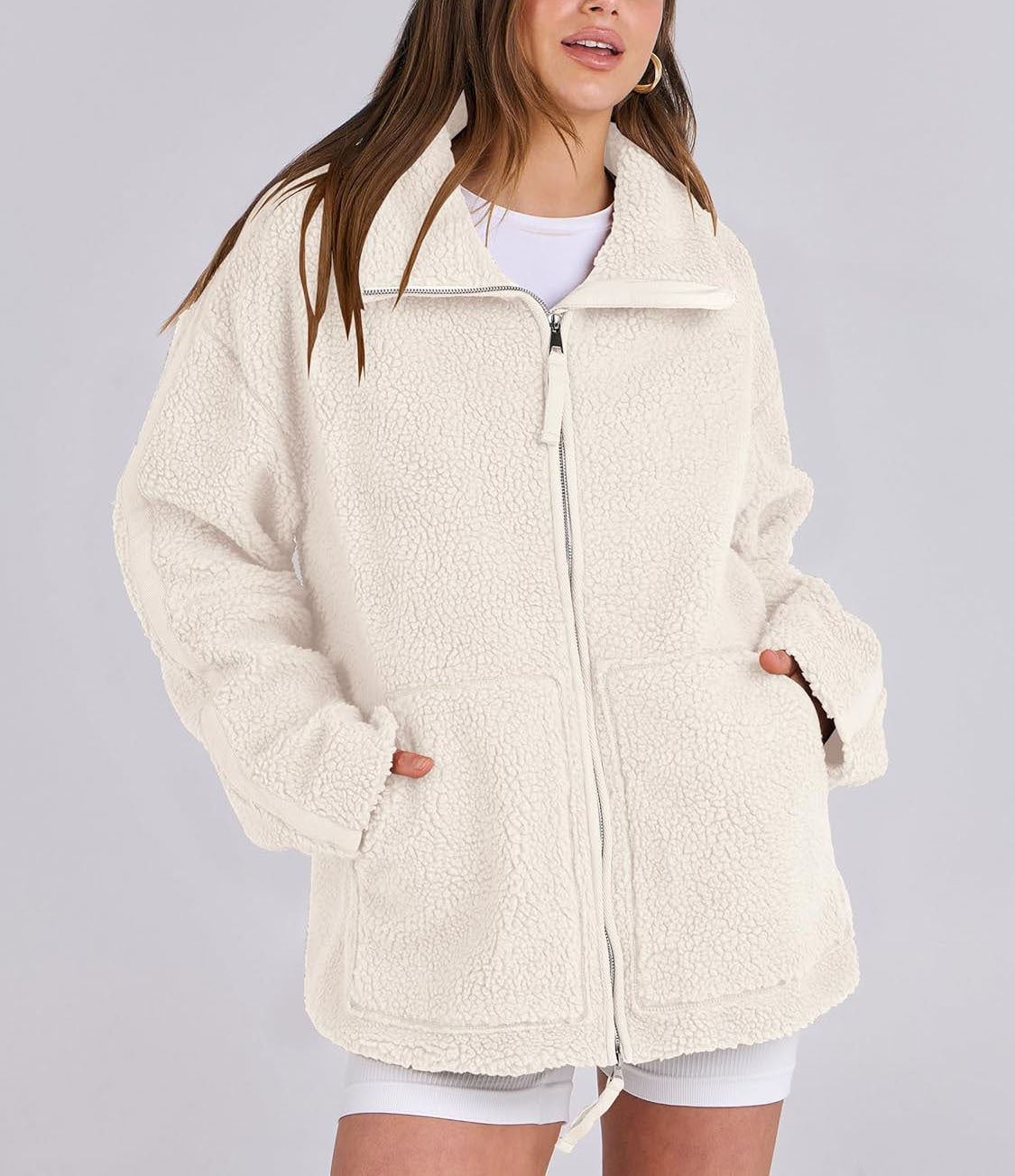 Luna Teddy Zip Jacket