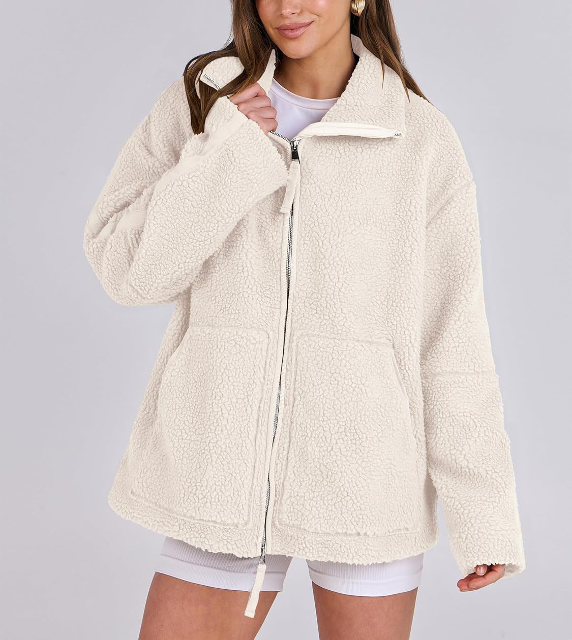 Luna Teddy Zip Jacket