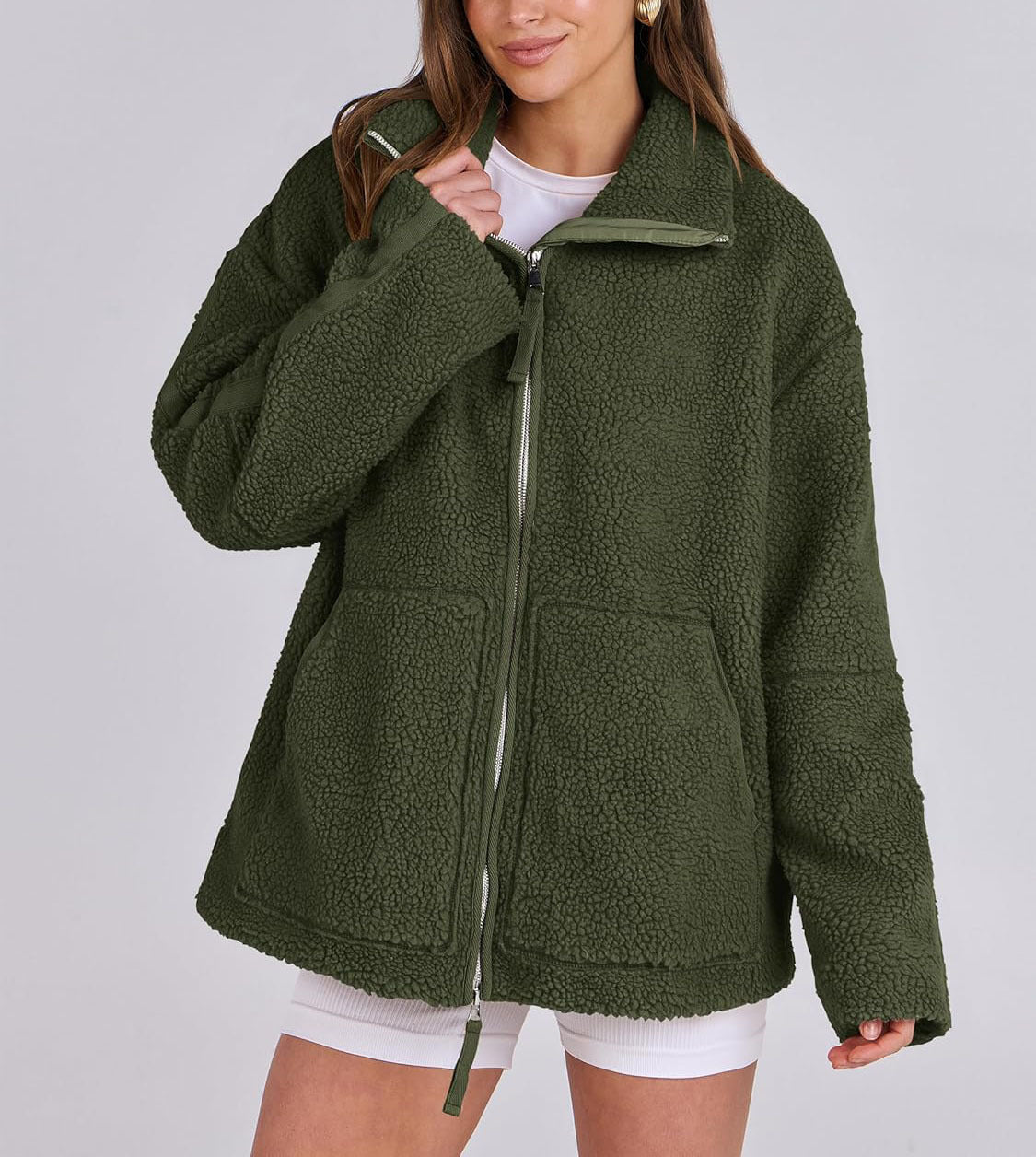 Luna Teddy Zip Jacket
