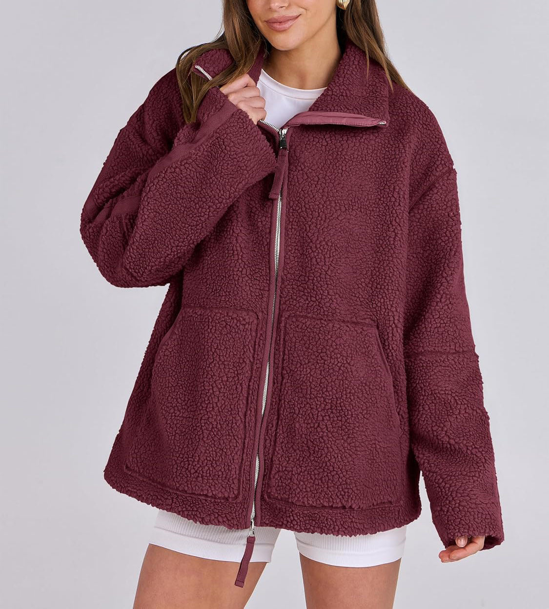 Luna Teddy Zip Jacket