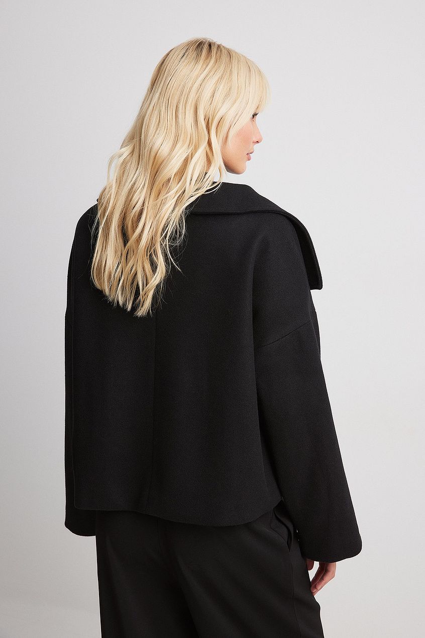 Double-breasted short coat - Edel Essential