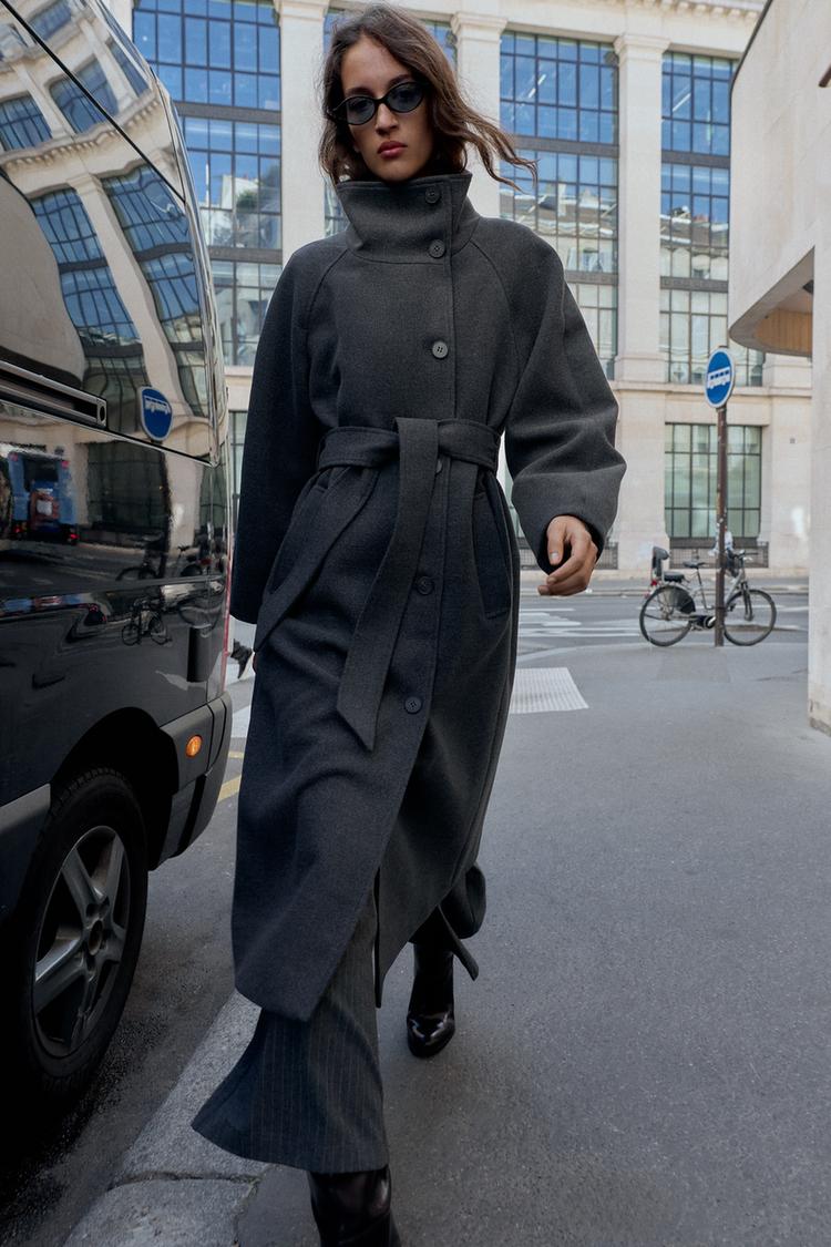 Adriana Wool Belt Coat