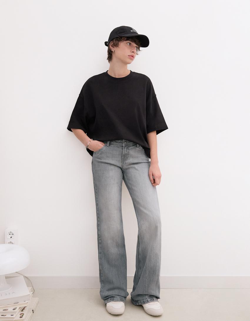 Low Waist Boot-Cut Jeans - Edel Essential