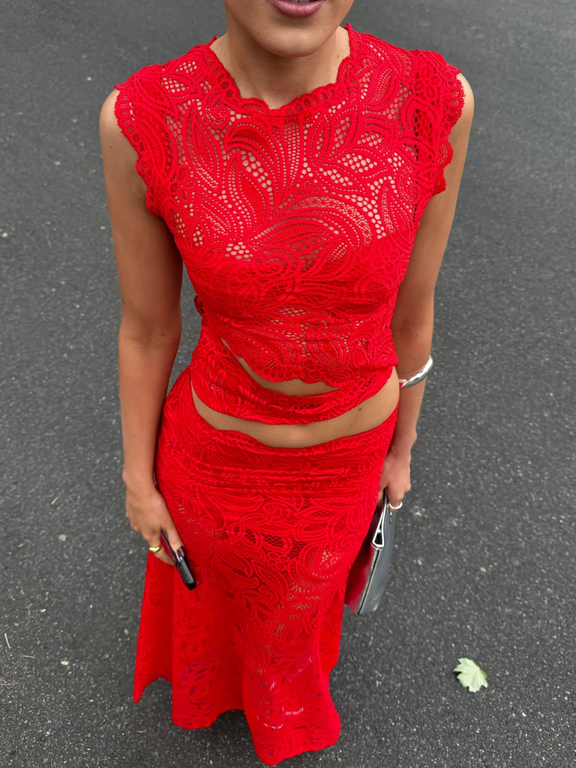 Roselle Lace Co-ord Set