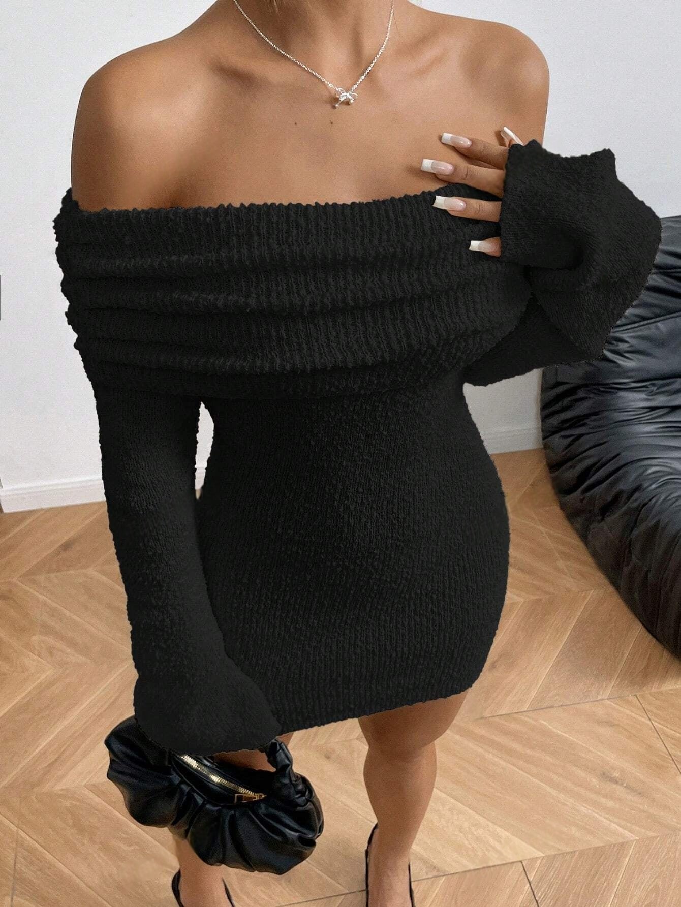 Knitted Mini Dress - Edel Essential