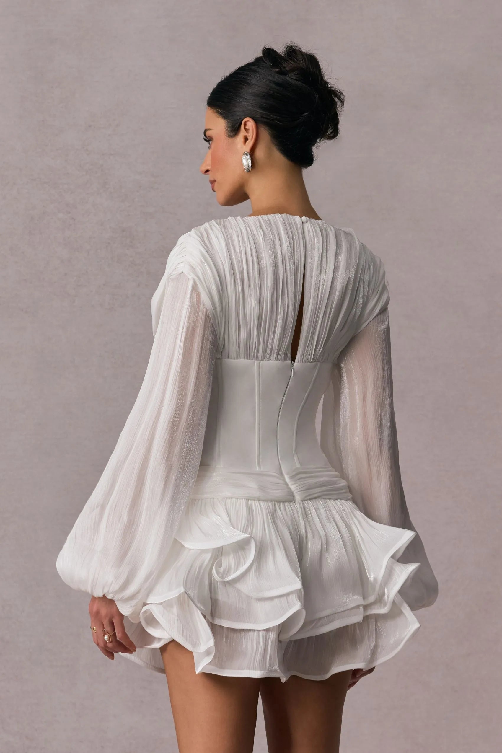 Statement ruffle mini dress - Edel Essential