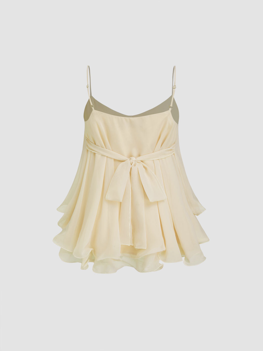 Ruffle mesh top - Edel Essential
