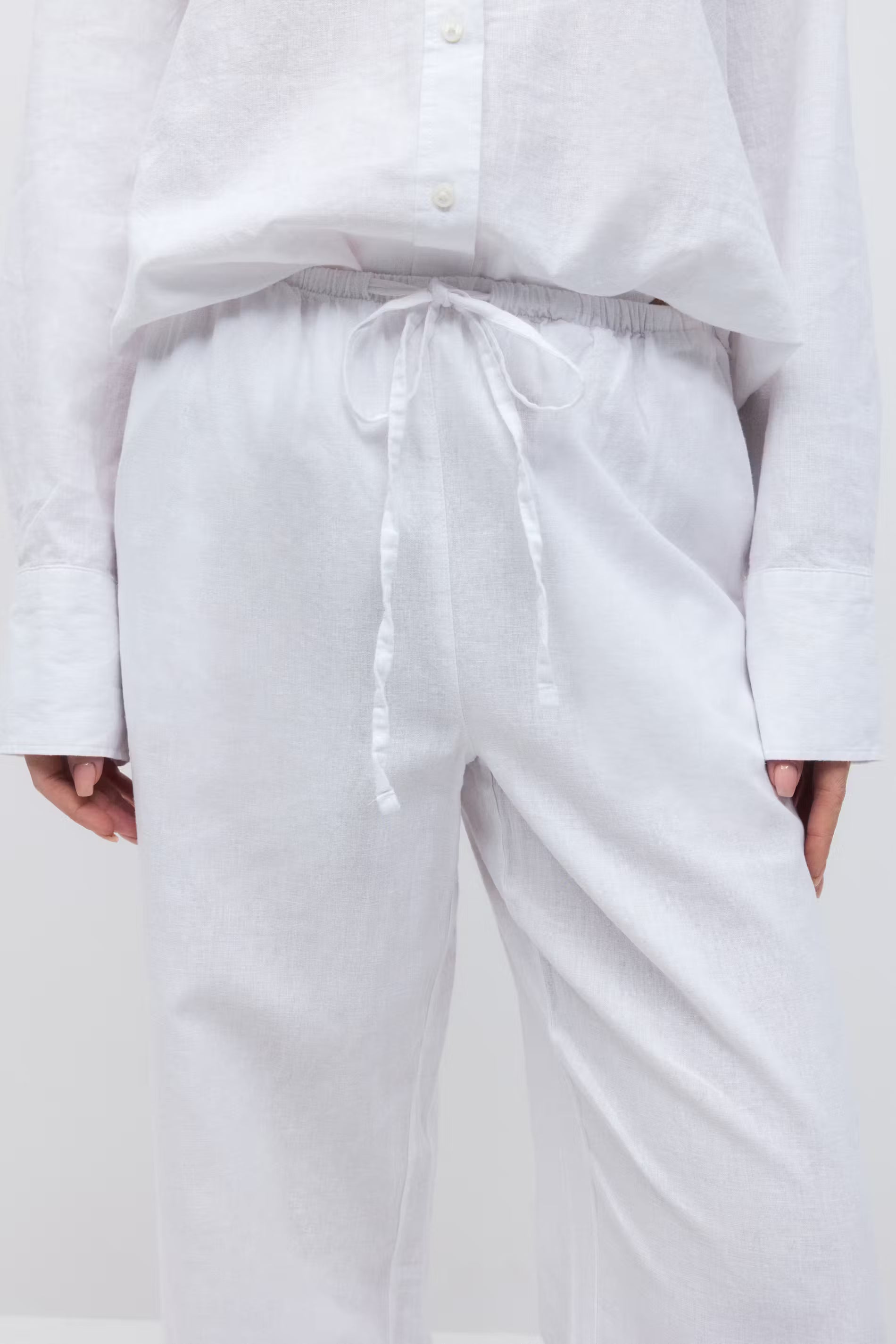 Linen blend trousers - Edel Essential