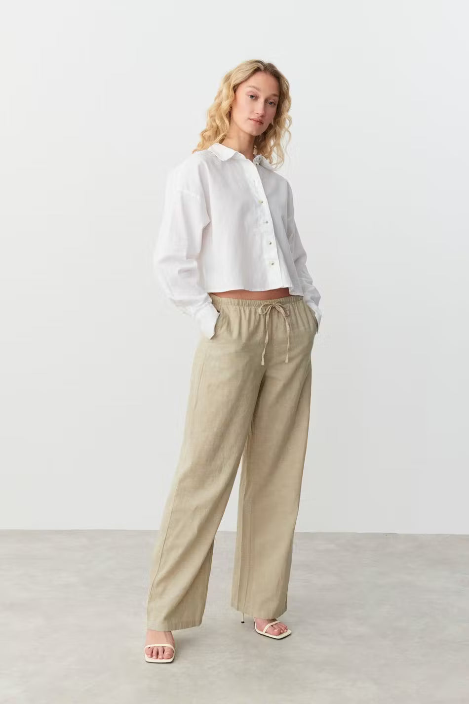 Linen blend trousers - Edel Essential