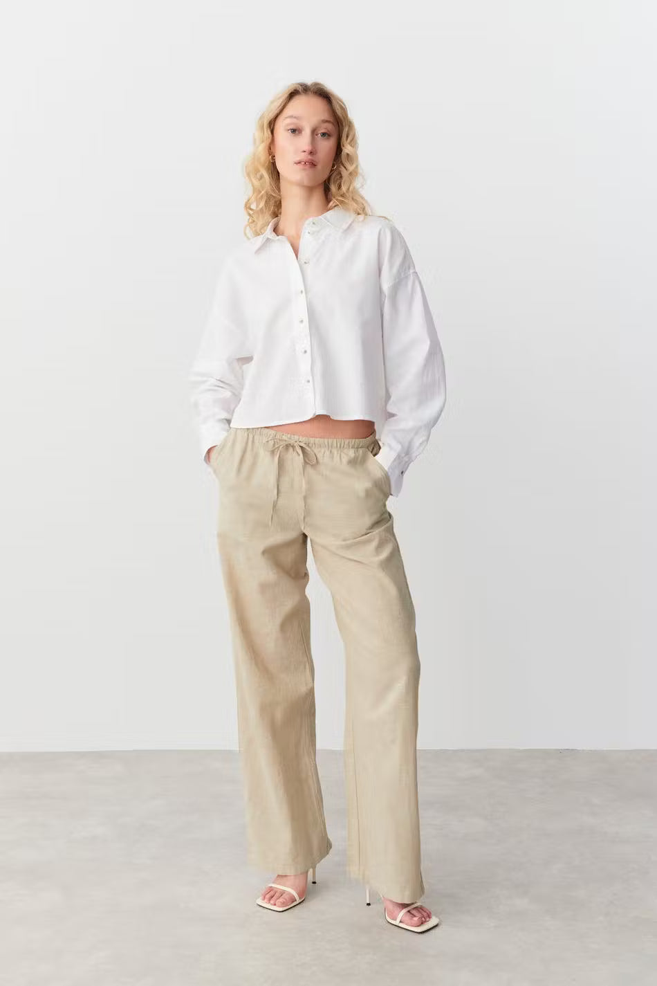Linen blend trousers - Edel Essential