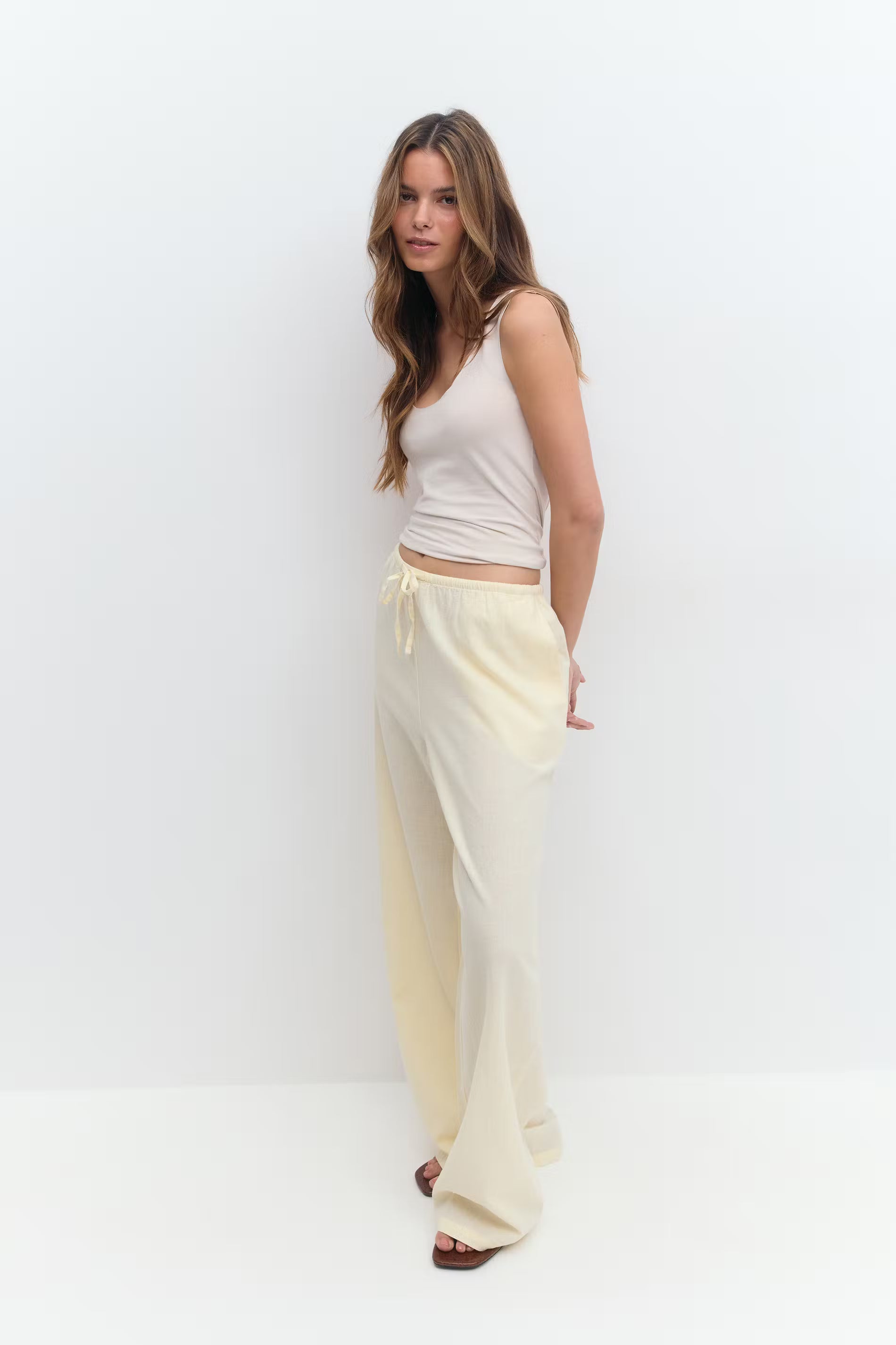 Linen blend trousers - Edel Essential